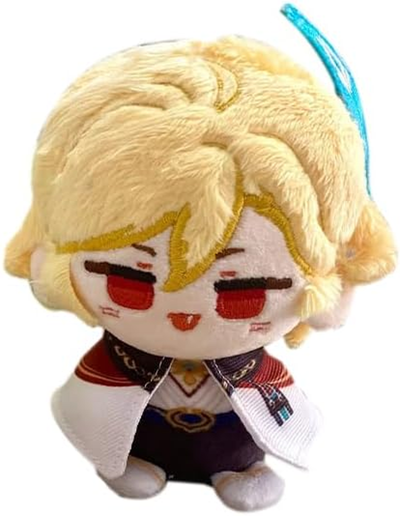 KILA MILA Anime Cute 10Cm Sitting Plush Dolls Toys Cosplay Bag Pendant Gift