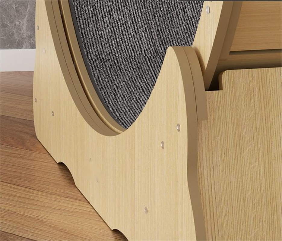 Cat Exercise Wheel Toy Furniture Running Treadmill Exerciser Scratcher Board (Small) image number 5