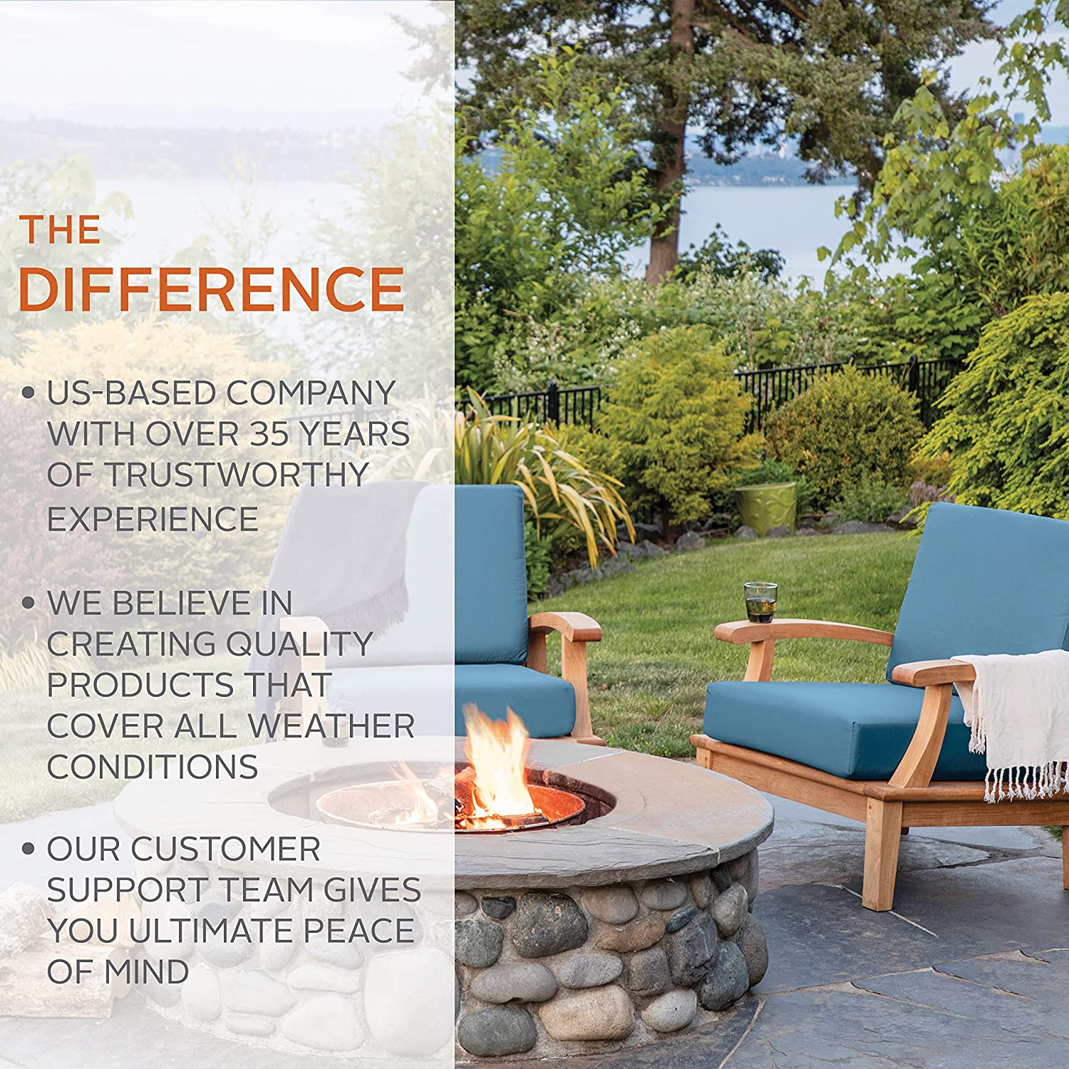 Classic Accessories Ravenna Water-Resistant 72 X 21 X 3 Inch Slip Cover for Patio Chaise Lounge Cushion, Espresso, Patio Furniture Cushion Covers image number 6