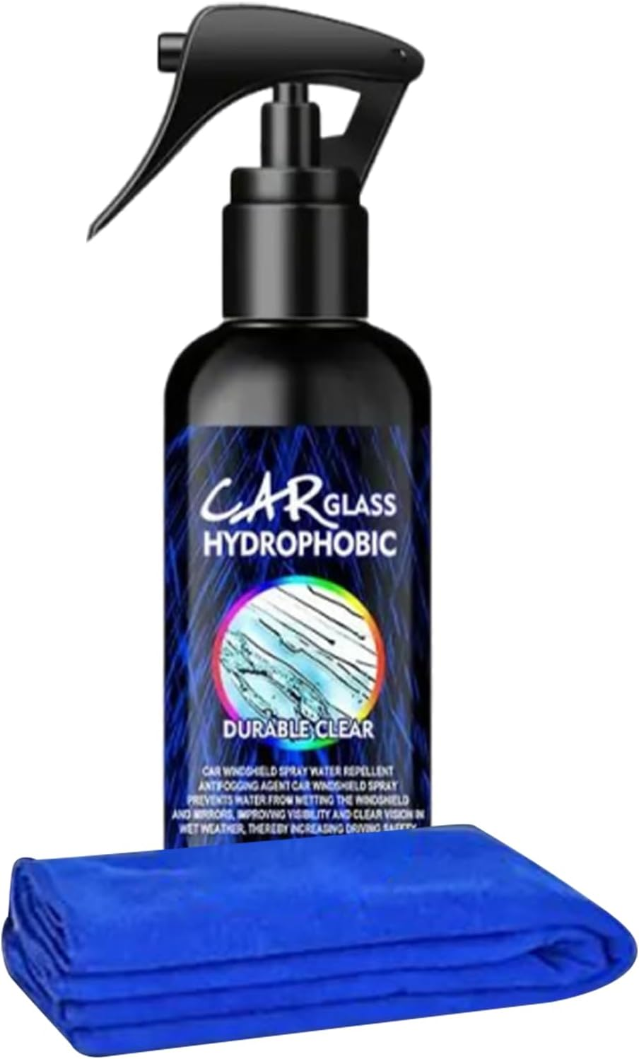 Erconsso Car Glass Oil Film Remover - 100Ml Waterproof Car Windshield Cleaner,Automotive Polish for Tire Marine RV Truck Furniture Garage Interior Exterior Motorcycle