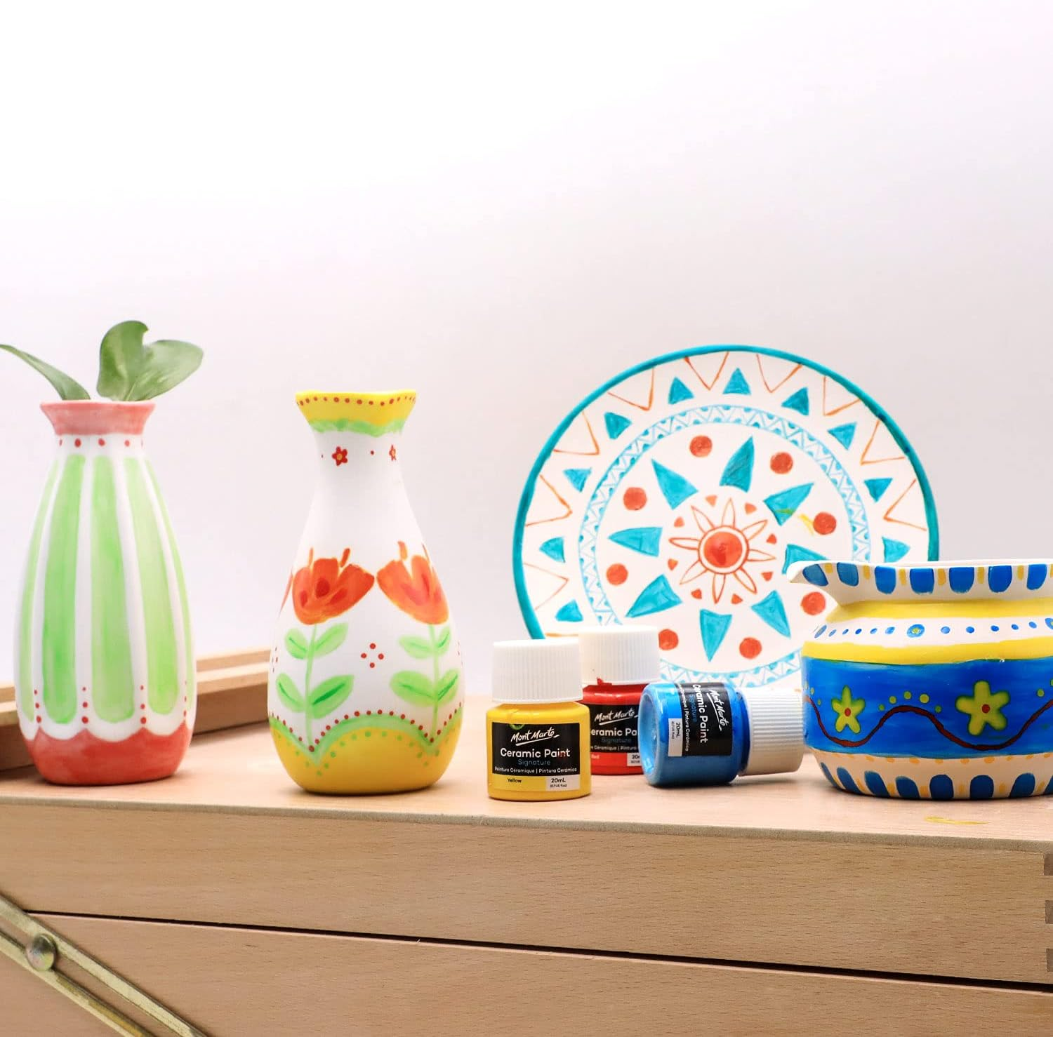 Mont Marte Ceramic Liquid Paint 26-Pieces Set, 20 Ml image number 6