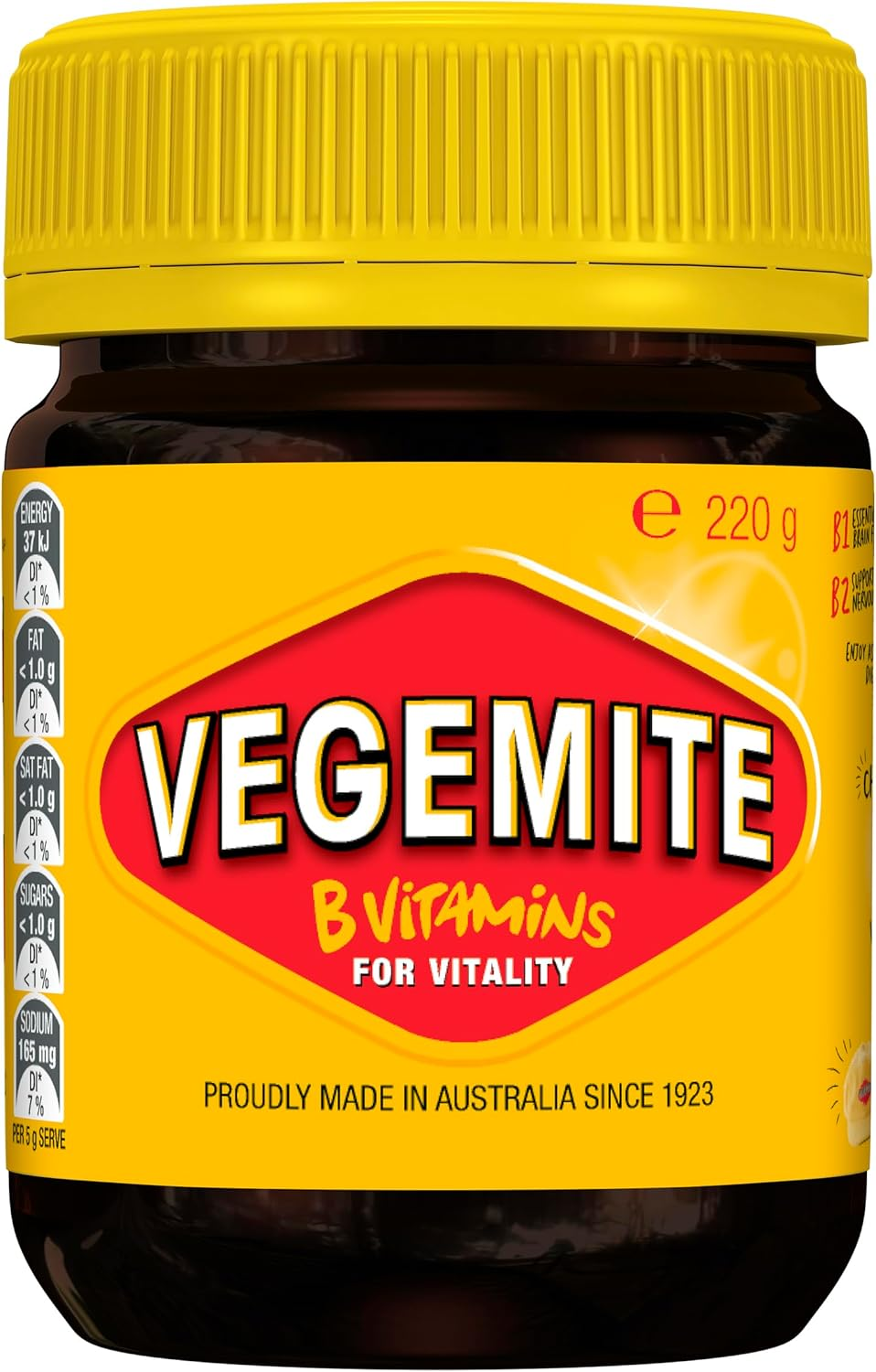 VEGEMITE Yeast Extract Savoury Spread, 220G image number 2