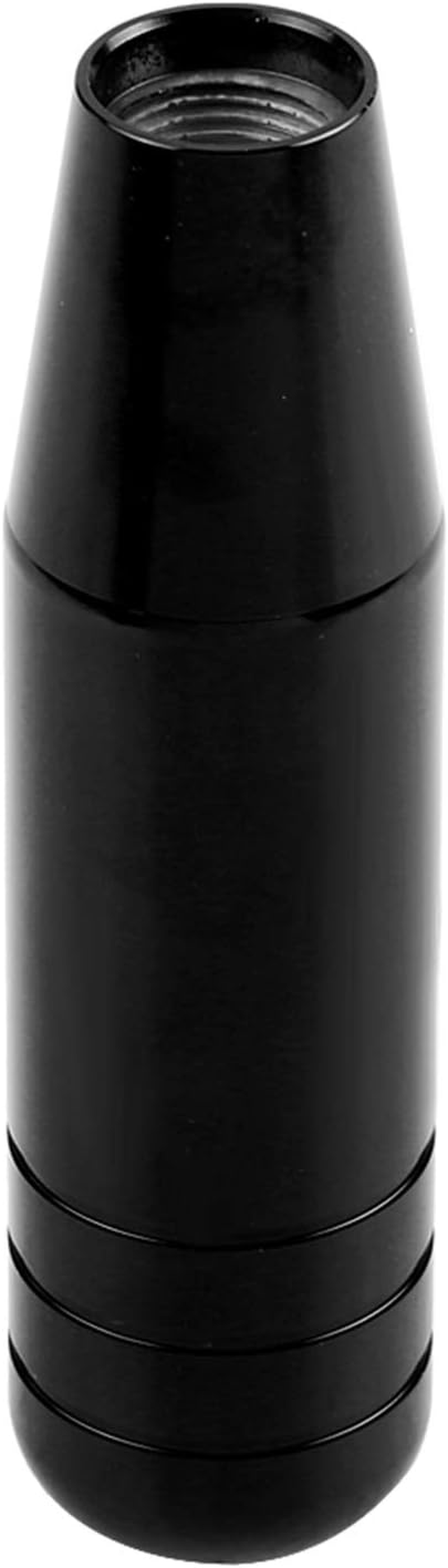 Akozon Universal Blue Aluminum Alloy Manual Car Gear Shift Knob Handle Shifter Lever 13Cm (Black)