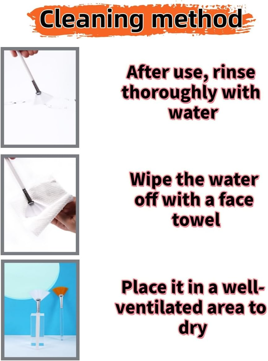 Zxjsisy 4 PCS Face Mask Brush, Mask Applicator Brushes, Sex and Hairless Moisturizing Application Tools, Soft Mud, Clay and Charcoal Mixed Mask Brushes