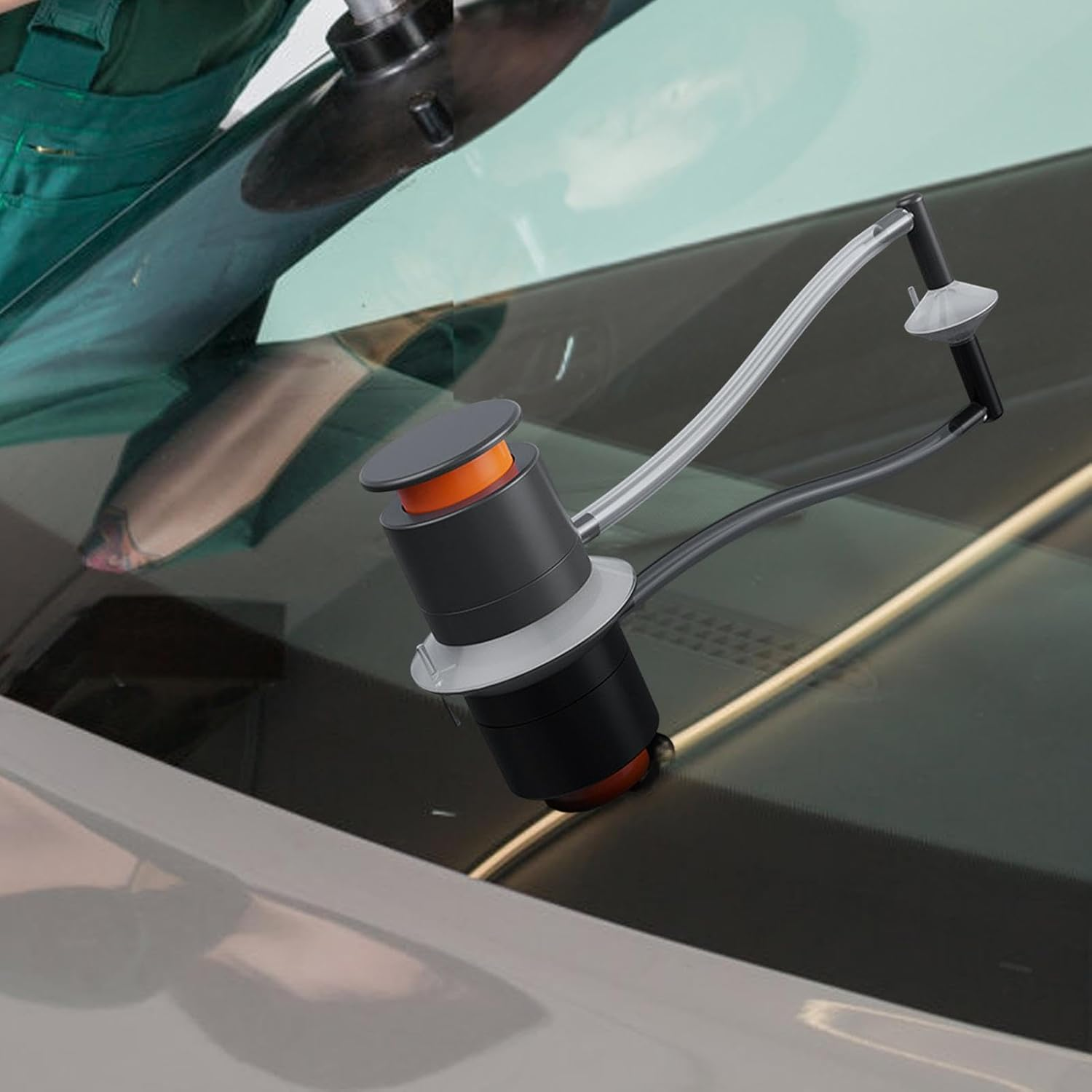 Automotive Windscreen Repair Kit - Fast and Effective Adhesive Paste, Portable Vehicle Maintenance Equipment, Nano Liquid for Glass Crack Fix, Tool for Air Pumps for Chips and Star image number 4