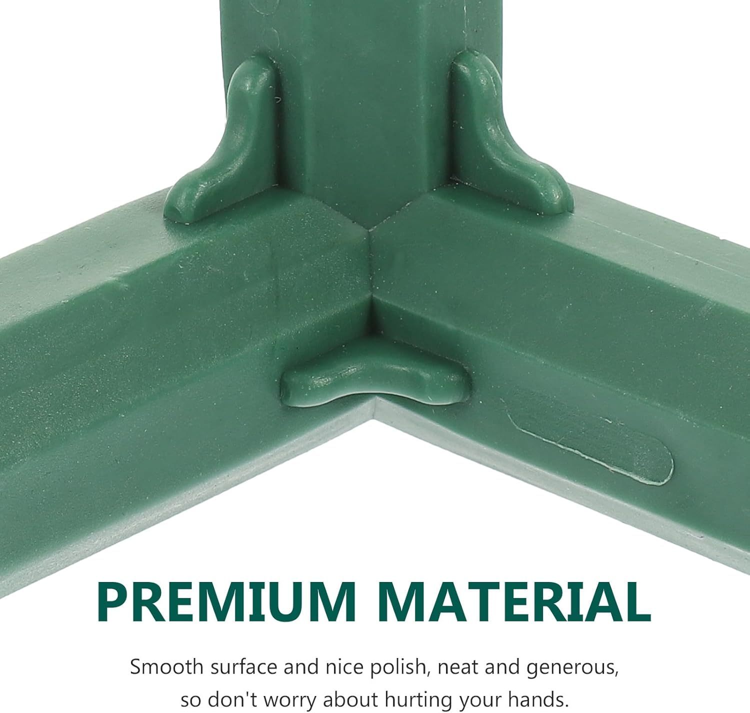 CORHAD 20Pcs Gardening Frame Connectors 16Mm Three-Way and Four-Way Joints for Greenhouse Tube Supports Garden Stake Connectors Suitable for Plant Support Structures image number 2