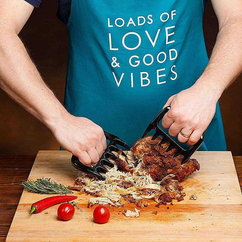 BBQ Meat Shredder Claws for Pulled Pork,Bbq Meat Shredder Claws,Grill Smoker Meat Claws,Smoked Barbecue Grilling Accessories (Black) image number 6