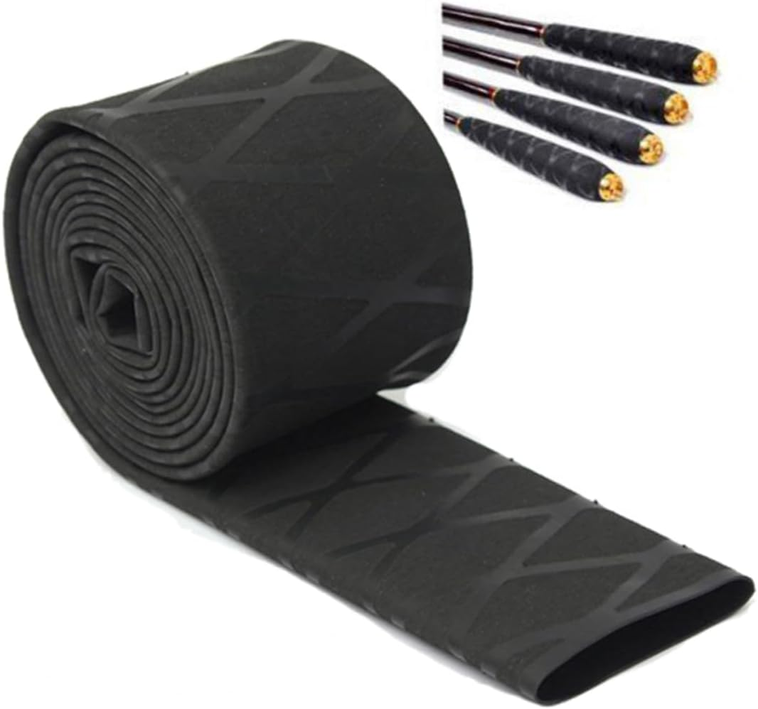 SOLUSTRE 2Pc Fishing Rod Grip Heat Shrink Tubing Fishing Rod Anti- Tube Heat-Shrink Tubing Racket Handle Grip Fishing Rods Insulation Handle Tube Handle Cover without Handle image number 2