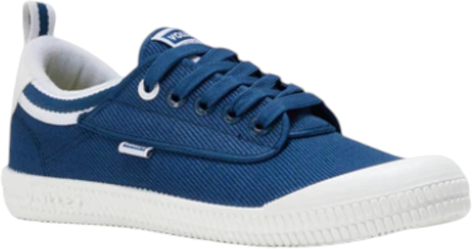 Volley Unisex Heritage Low Mens Womens Casual Shoes Navy/White image number 1