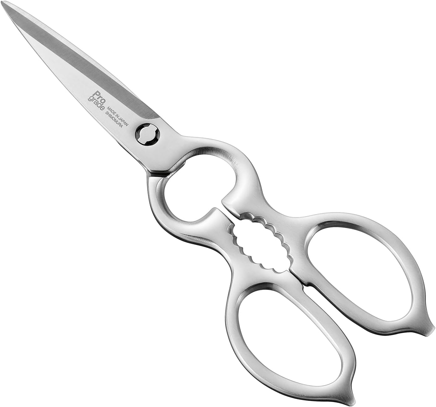 Shimomura Kogyo PG-411 Professional Grade All Stainless Steel Scissors Made in Japan Removable image number 5
