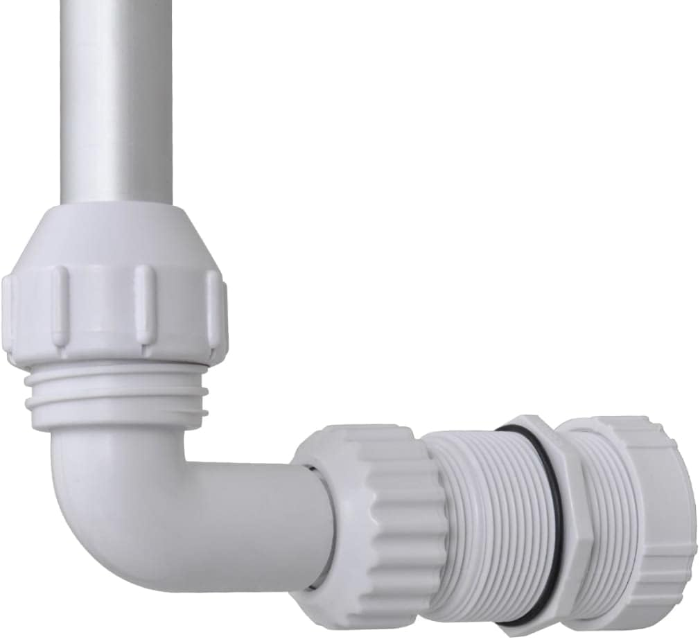 Cascade Waterfall Swimming Pool Fountain with 4 Water Jets and 12 LED Lights, 31 X 43 Cm