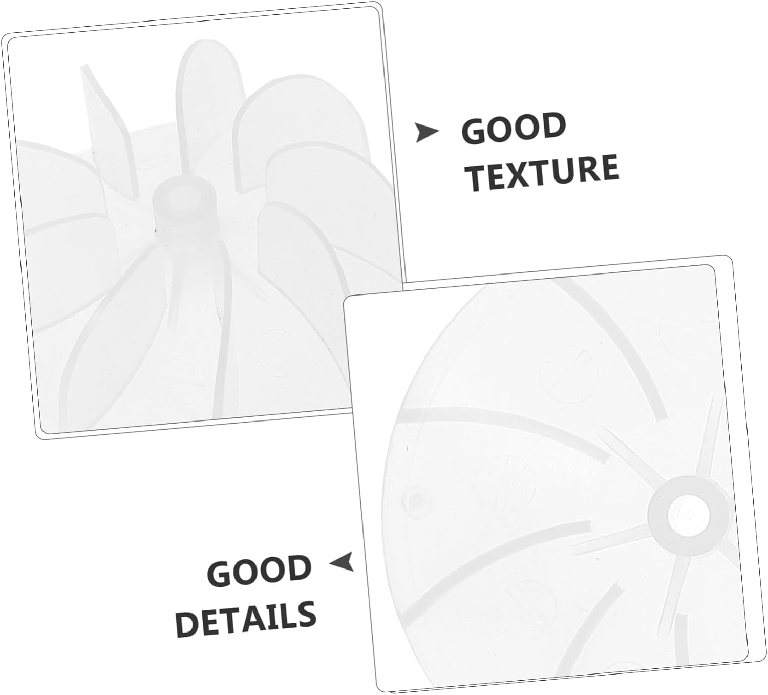 Beatifufu Hair Dryer Fan Replacements 5Pcs Plastic Fan Parts for Hair Dryer image number 2