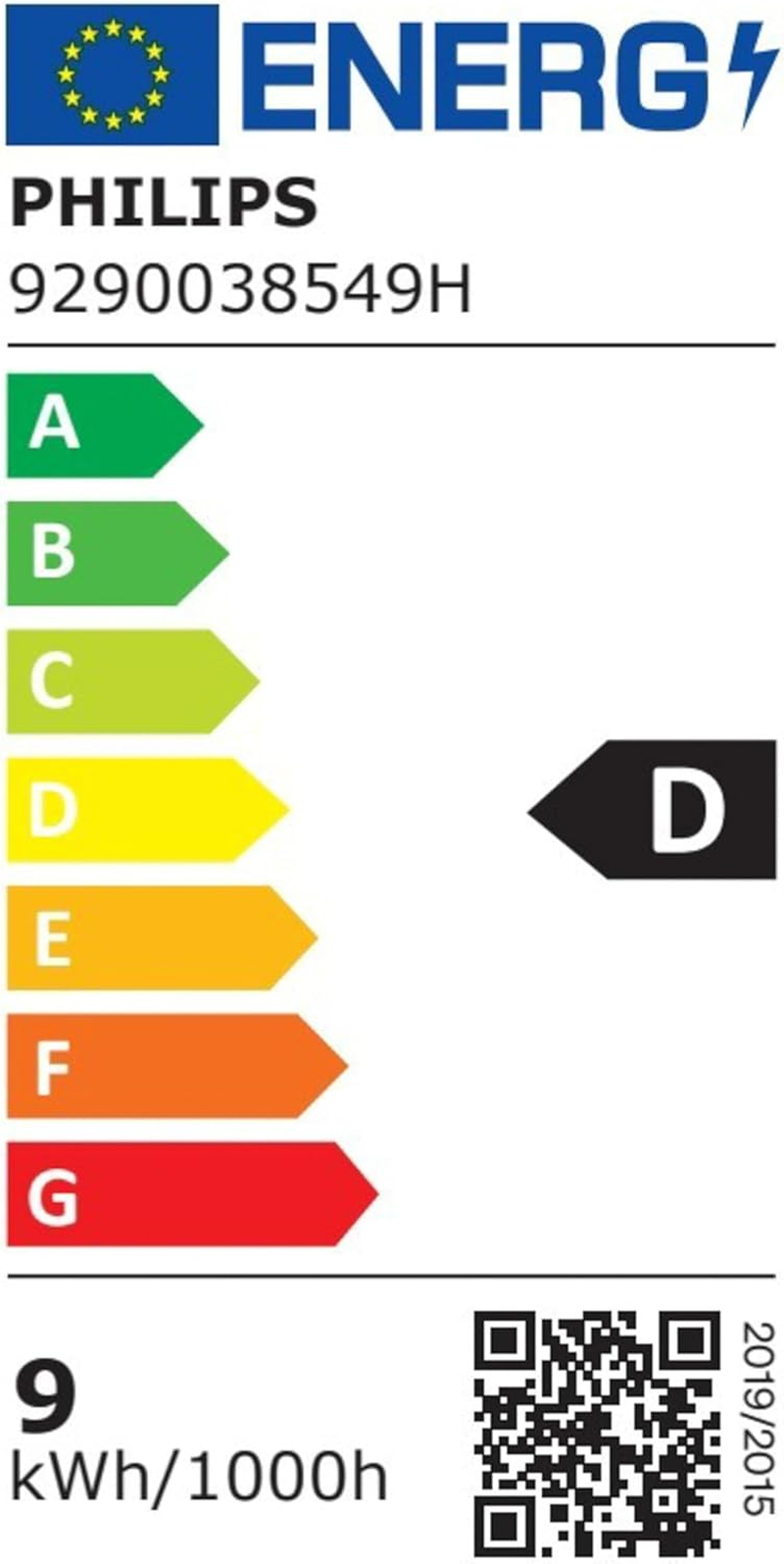 Philips Hue Smart LED A60 Bulb, White Ambiance, E27 Base, 8.1W, Full Spectrum Light 1000K-20000K, 1100 Lumens, Dimmable, Compatible with Alexa, Google Assistant, and Apple Home, 1 Pack