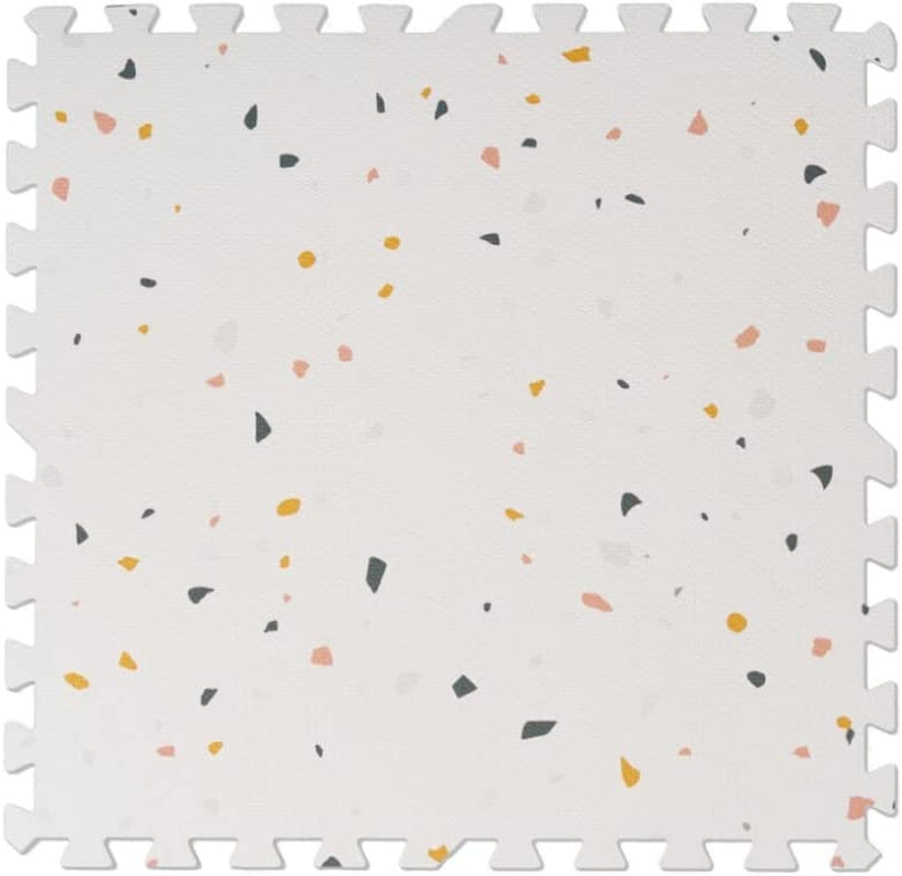 L'Il Koala Baby Play Mat & Floor Gym - 6Ft X 4Ft - Terrazzo Print - Thick & Non-Toxic Foam - Interlocking Crawling Mat for Tummy Time image number 5