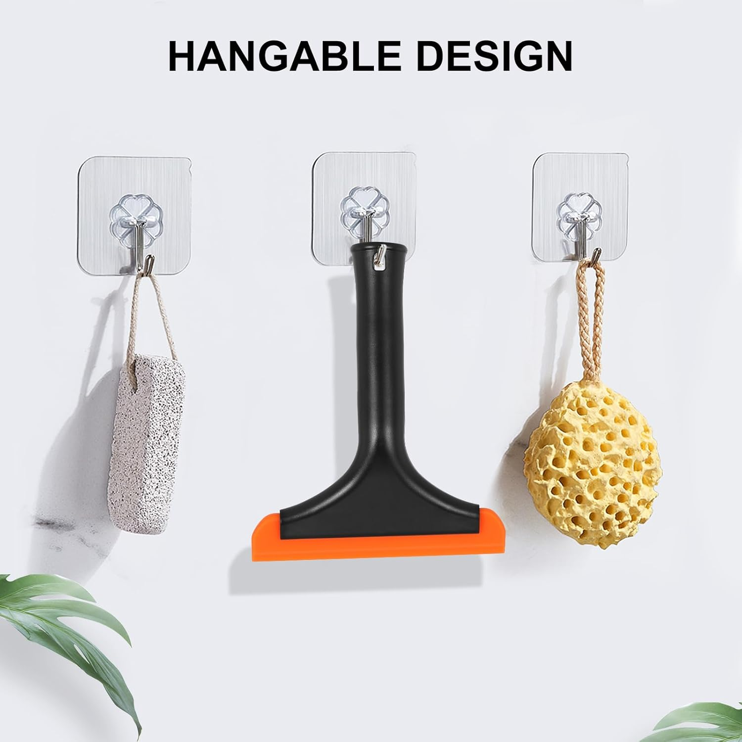 Setsail Shower Squeegee for Glass Doors, Small Squeegee for Shower Glass Door Mini Silicone Squeegee for Window, Door, Bathroom, Mirror, Car Window image number 5