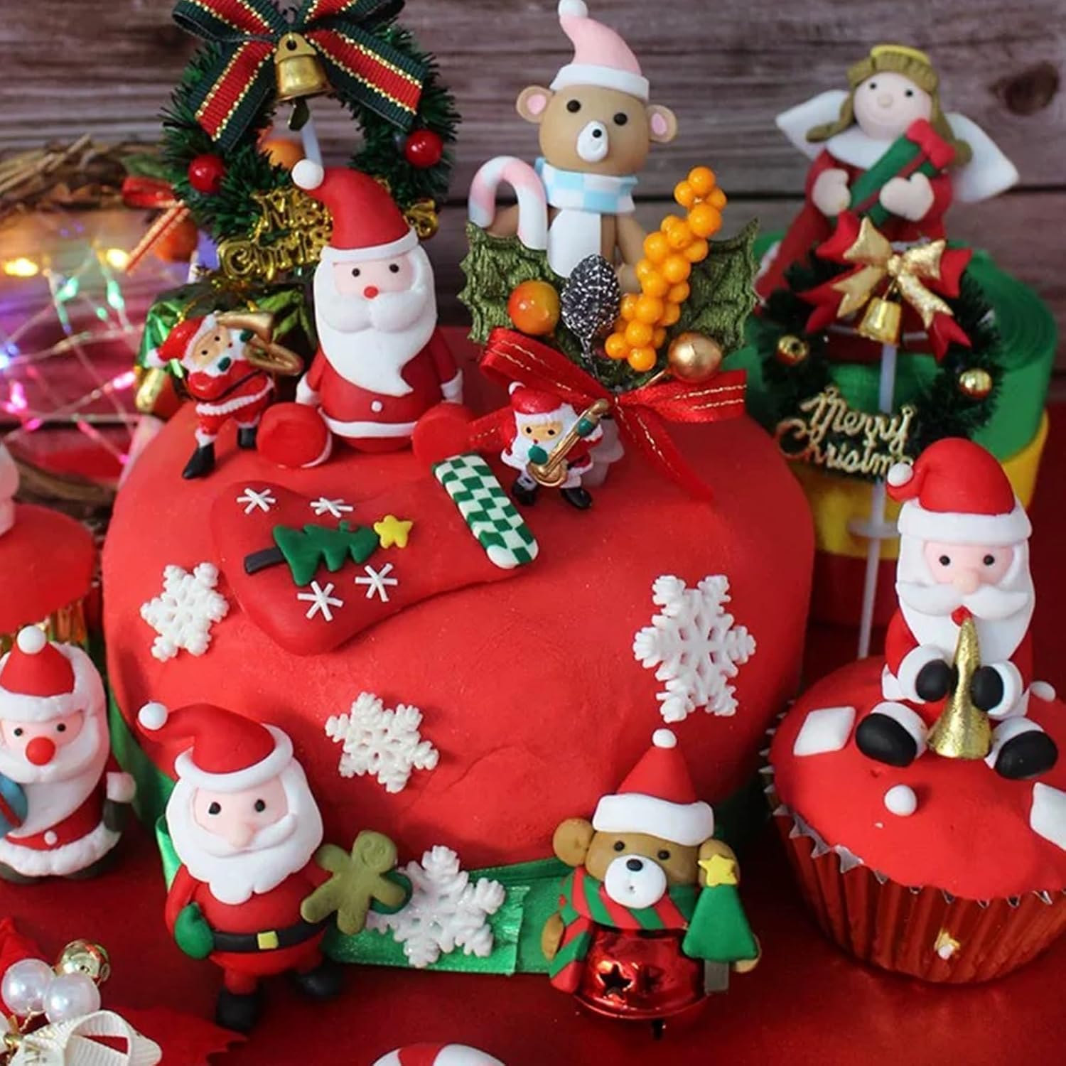 Small Snowflakes for Craft, 50 Pcs White Glitter Plastic Mini Snowflake for Scrapbook Embellishments, Christmas Embellishments, DIY Scrapbook Making, Craft Decoration image number 6