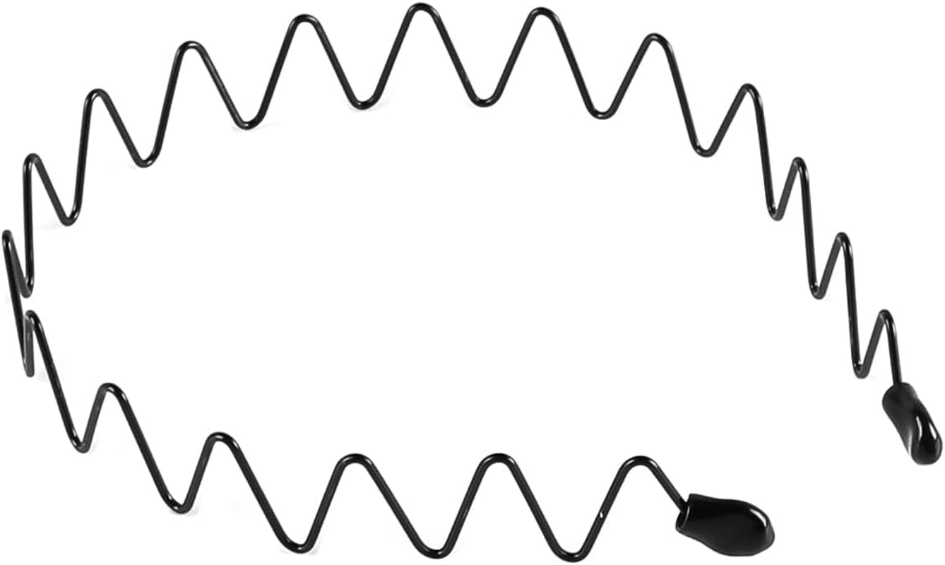 Laroal 6 Pack Headbands for Men Women Black Hair Band Spring Wave Makeup Sports Suitable for Washing Face Hairdressing image number 1