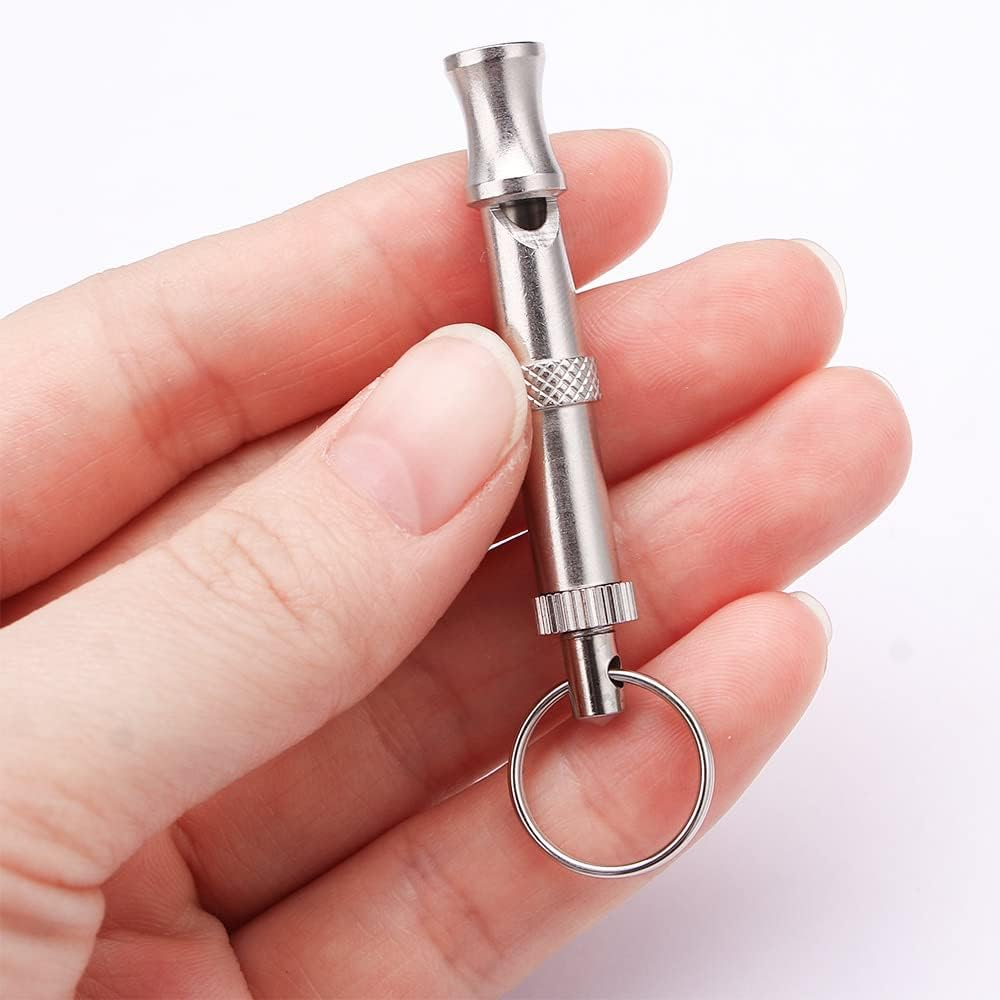 Leadigol 3 Pack Dog Whistle,Whistle Adjustable Sound Supersonic Frequencies Sit down Whistle Make Dog Stop Barking Whistle Pet Supplies Pet Whistle Key Chain Behavior Training Tool image number 6