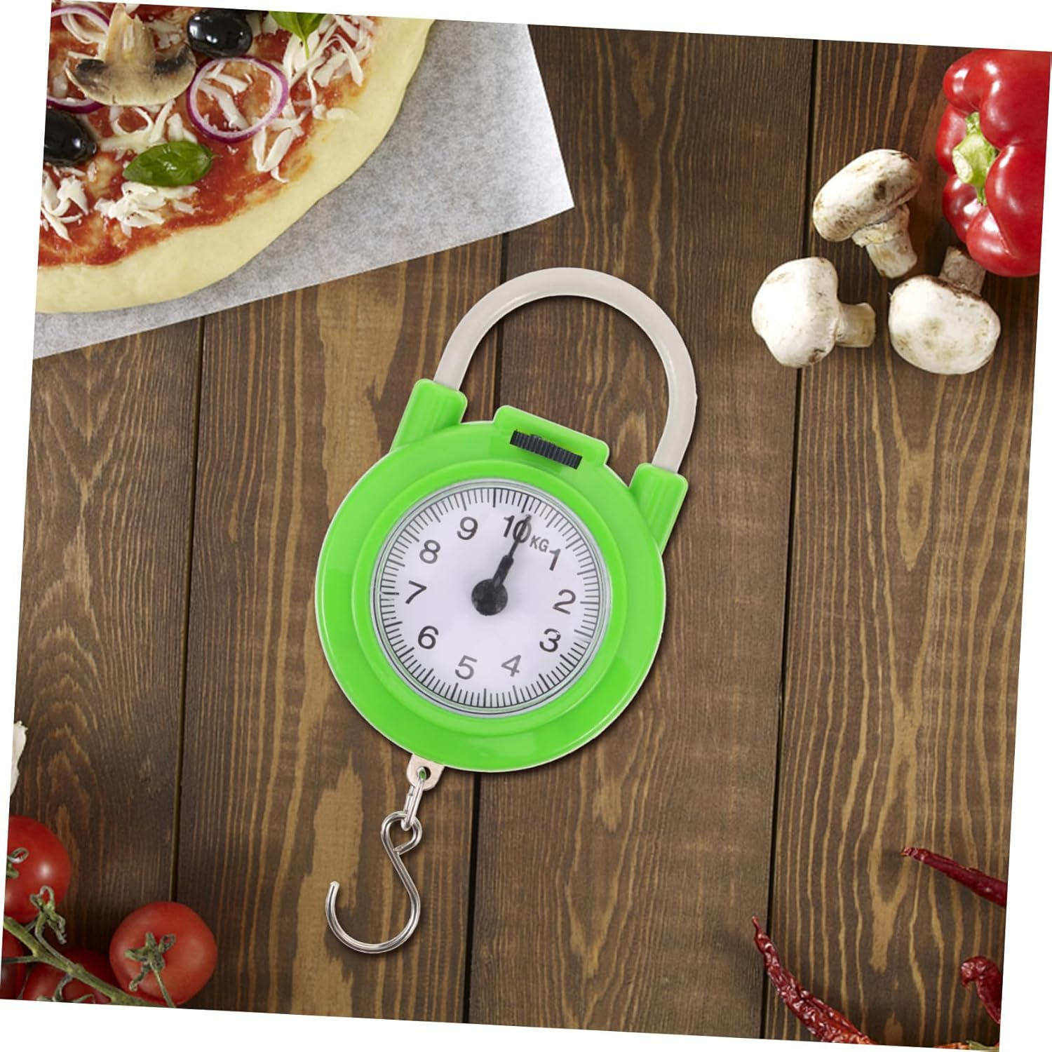 GETAJGHSD Portable Travel Suitcase Scale Manual Spring Luggage Weight Scale with Hook Small Lightweight Plastic Metal for Home and Travel Use image number 5