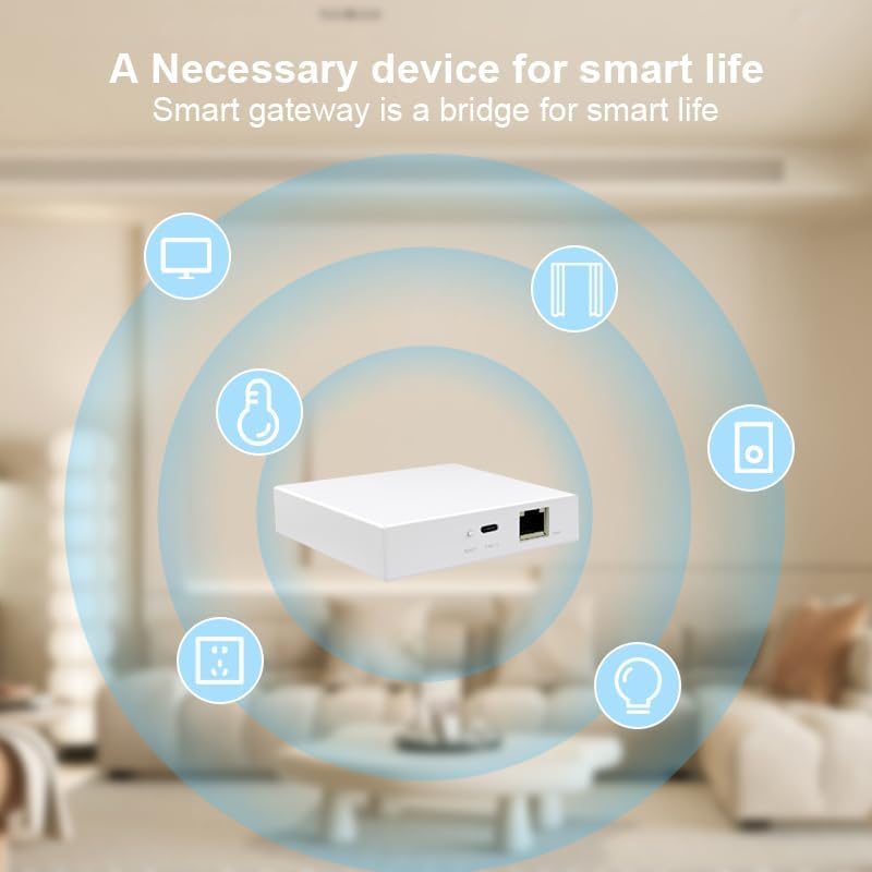 [AT-E] Tuya Multi-Mode Smart Gateway, Wifi/Zigbee, Compatible with Alexa and Google Home (Ate-Mattergw01) image number 1