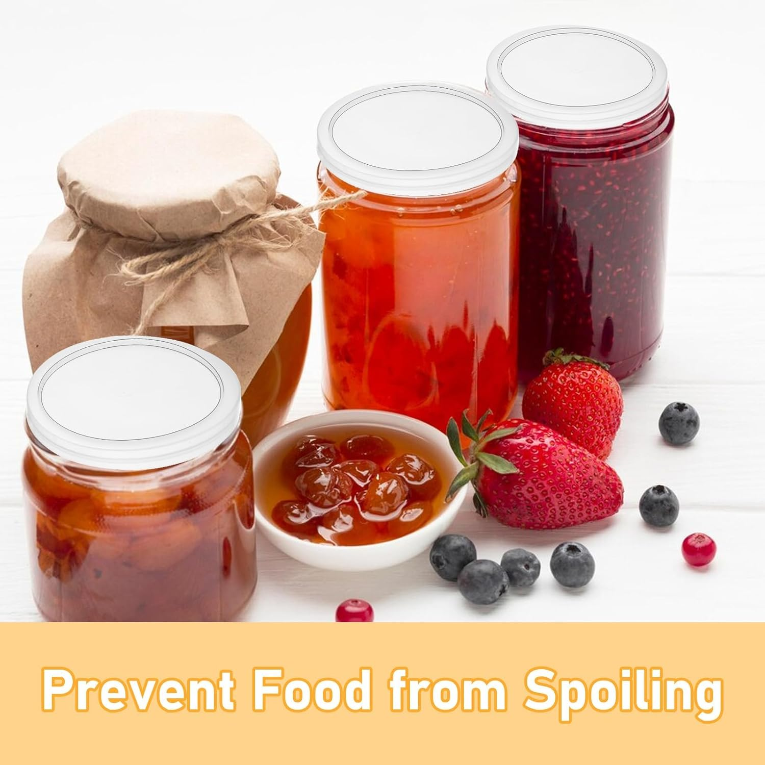 Weenwill Can Covers,6 Pcs Pet Food Covers Clear Plastic Tight Seal Lids Reusable Universal Cat Dog Can Lids for Food Storage Milk Powder Tomato Sauce Canned Beans Dog Cat Pet Cans 75Mm image number 3