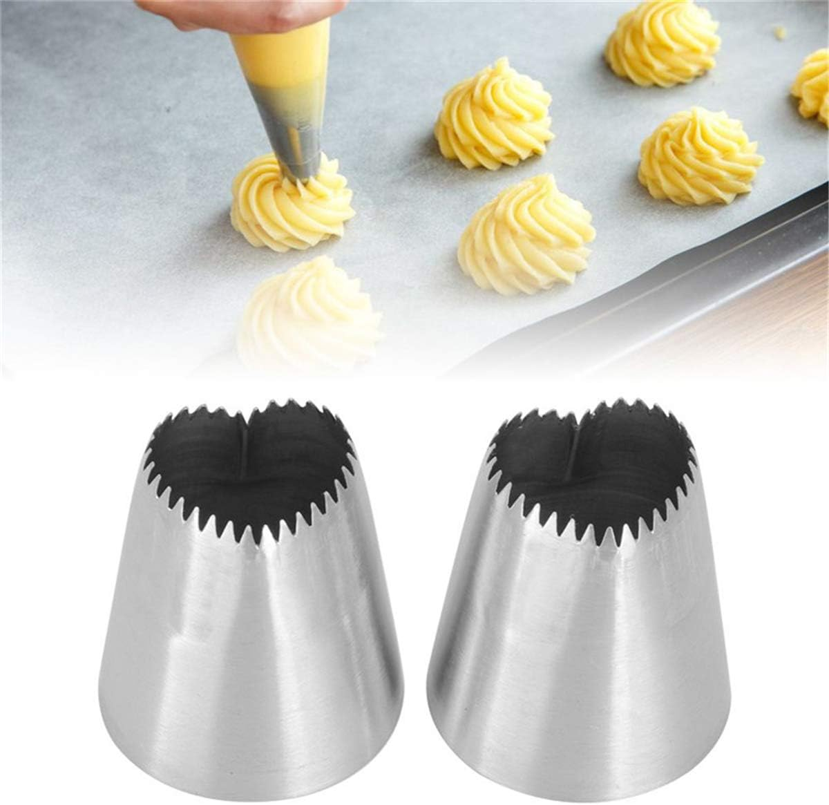 Fantasyday 4-Piece Piping Nozzle Set, Professional, High-Quality Stainless Steel Cake Decorating Tips, Baking Accessories, Christmas Pastry Tool for Baking Pastries, Icing, Cookies, Decorating Cakes image number 5