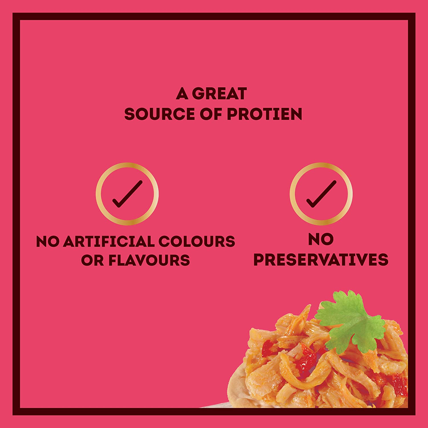 Heinz Shredded Sweet Chilli Chicken Canned Meat Catering Bulk Tin 85G (Pack of 12) image number 2