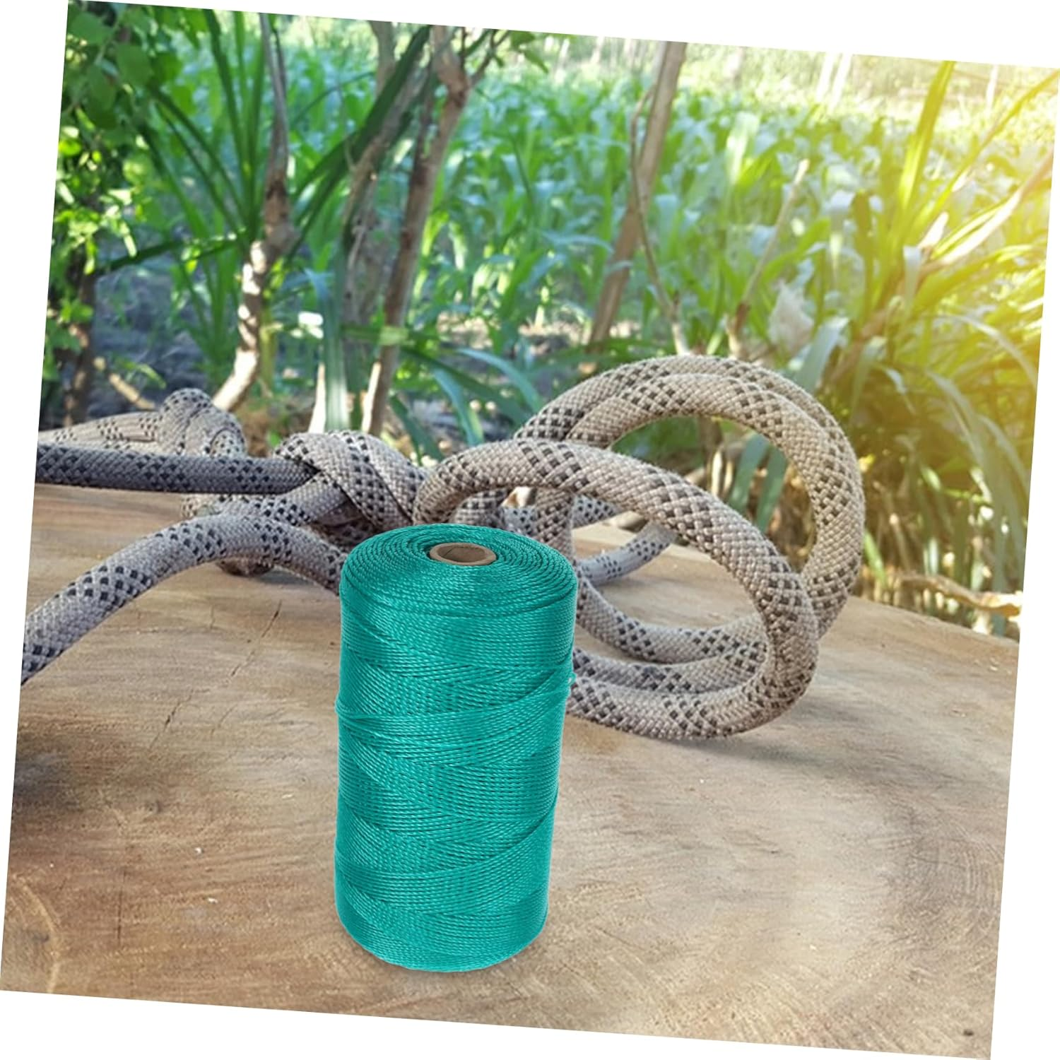 Milisten Garden Twine String Vine Climbing Twine Rope for Plants, 18-Strand Green Nylon Polyethylene, Sturdy Climbing Plants Tie Rope for Gardening and Vegetable Vines, image number 2