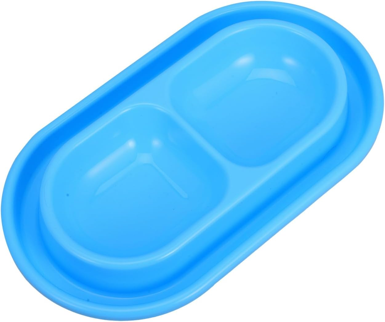 Kisangel -Ant Cat Bowl Cat Food Bowl Pet Food Bowl Cat Water Fountain Cat Water Bowl Small Flat Pet Dish Ant Away Cat Bowls Food Water Bowls Dish Away Dog Bowls Kitten Dish Pp Blue image number 1