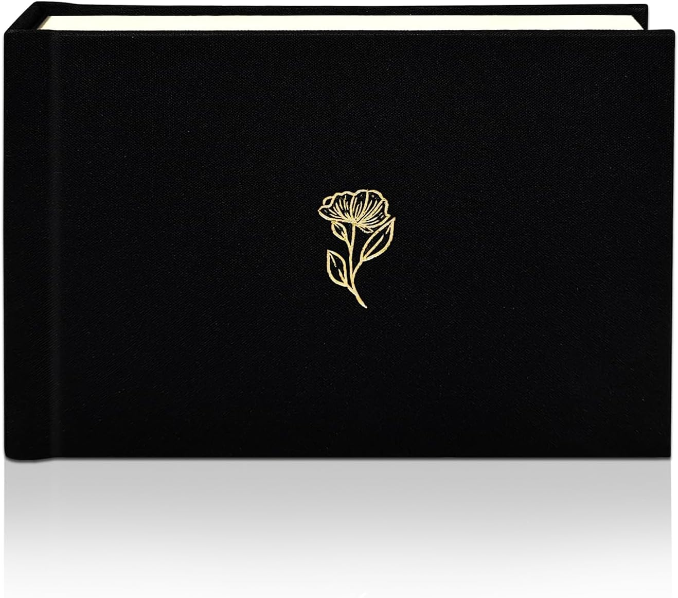 Instax Mini Photo Album Hardcover with 52 Pockets - Extra Wide Writing Space for Fujifilm, Polaroid, HP Sprocket & KPOP Photo Cards, Kuword Premium Acid-Free Photo Book Gift (Beige)