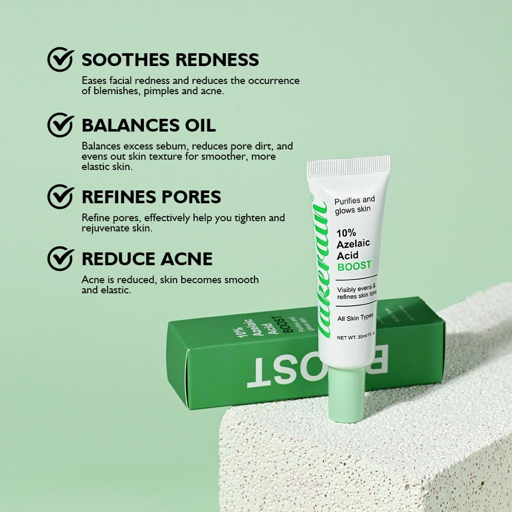 Ai-Uchoice Azelaic Acid 10% Cream for Face Body, 0.7 OZ Acid Acne Gel with Salicylic Acid for Skin Balancing Nourishing for Sensitive Skin Care & Daily Routines (10% Azelaic Acid Cream) image number 2