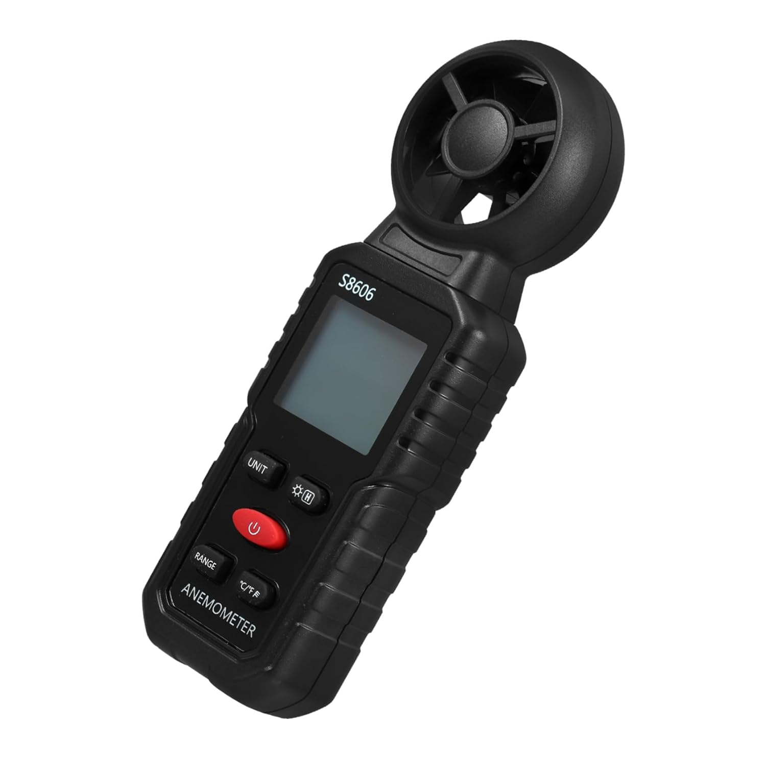 GANAZONO Portable Wind Plastic Wind Speed Tester Accurate Air Velocity Measurement Device Digital Anemometer for Outdoor Activities image number 3