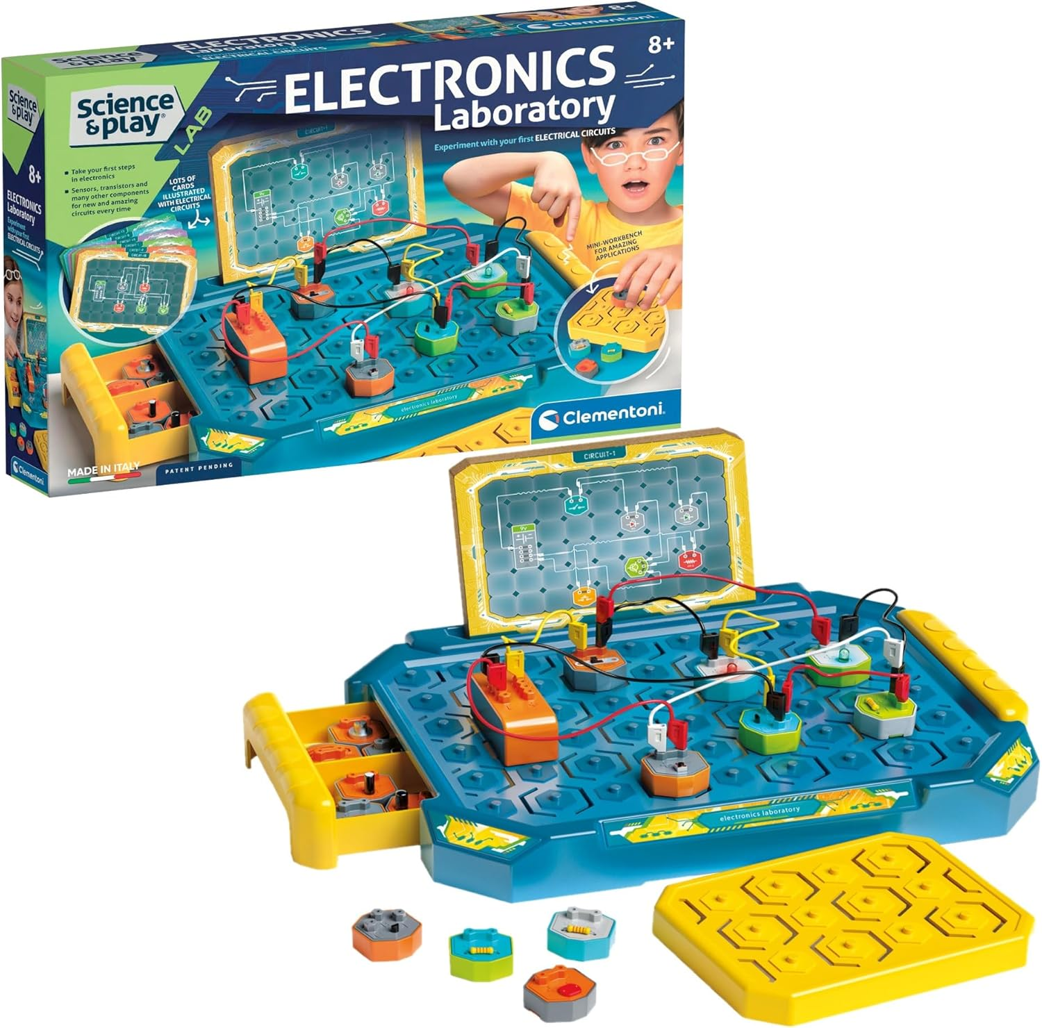 Clementoni - 61548 - Science & Play Lab - Electronic Lab - Educational and Scientific Toys, Science Kit for Kids 8 Years, Stem Toys, Experiment Kit, English Version, Made in Italy image number 3