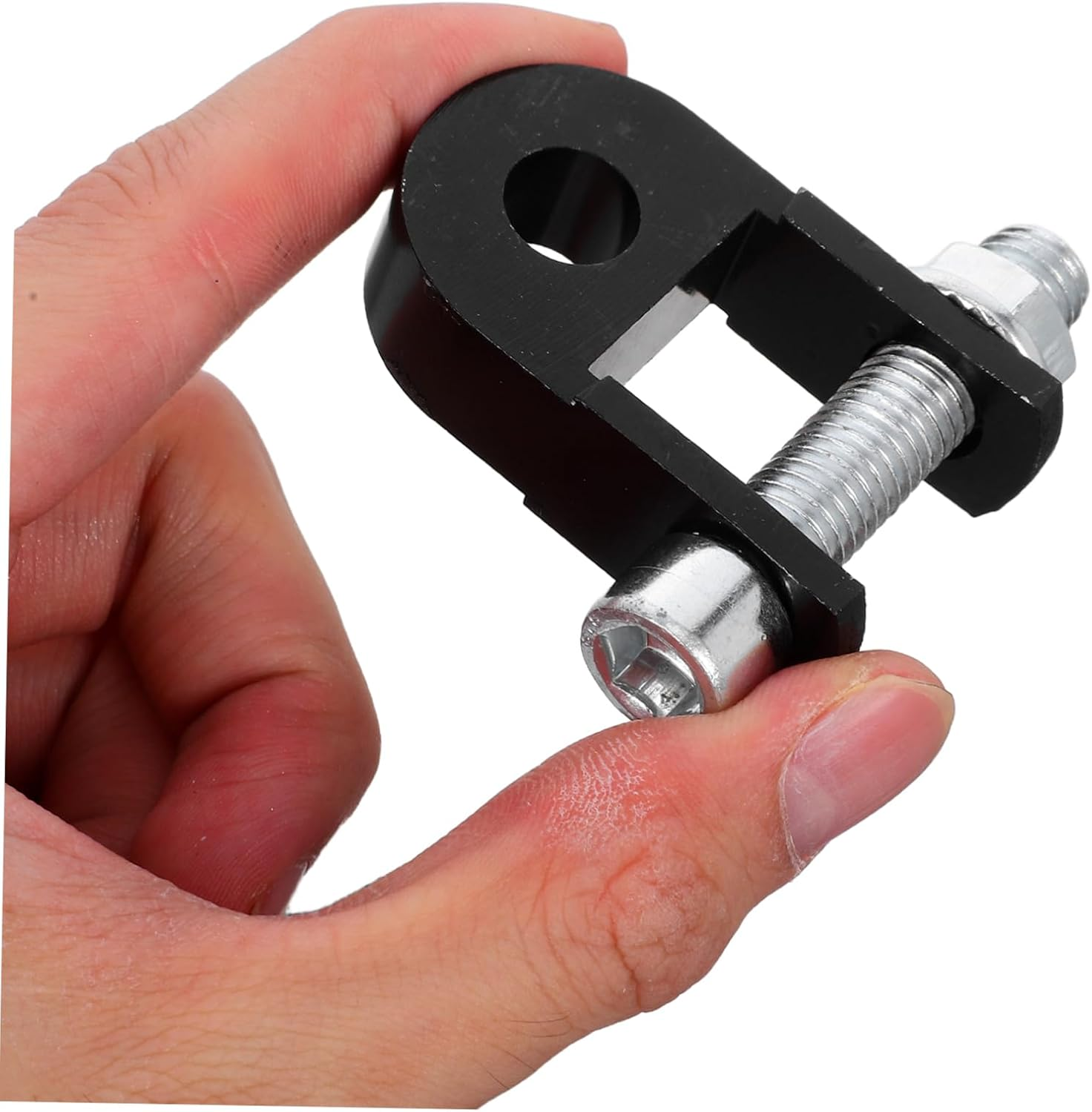 Ipetboom 1 Pair Motorcycle Shock Absorbers Riser Durable Height Extension for Motorcycles Electric Scooters Reduces Vibration Increases Suspension Travel Easy Installation Black - Silver image number 6