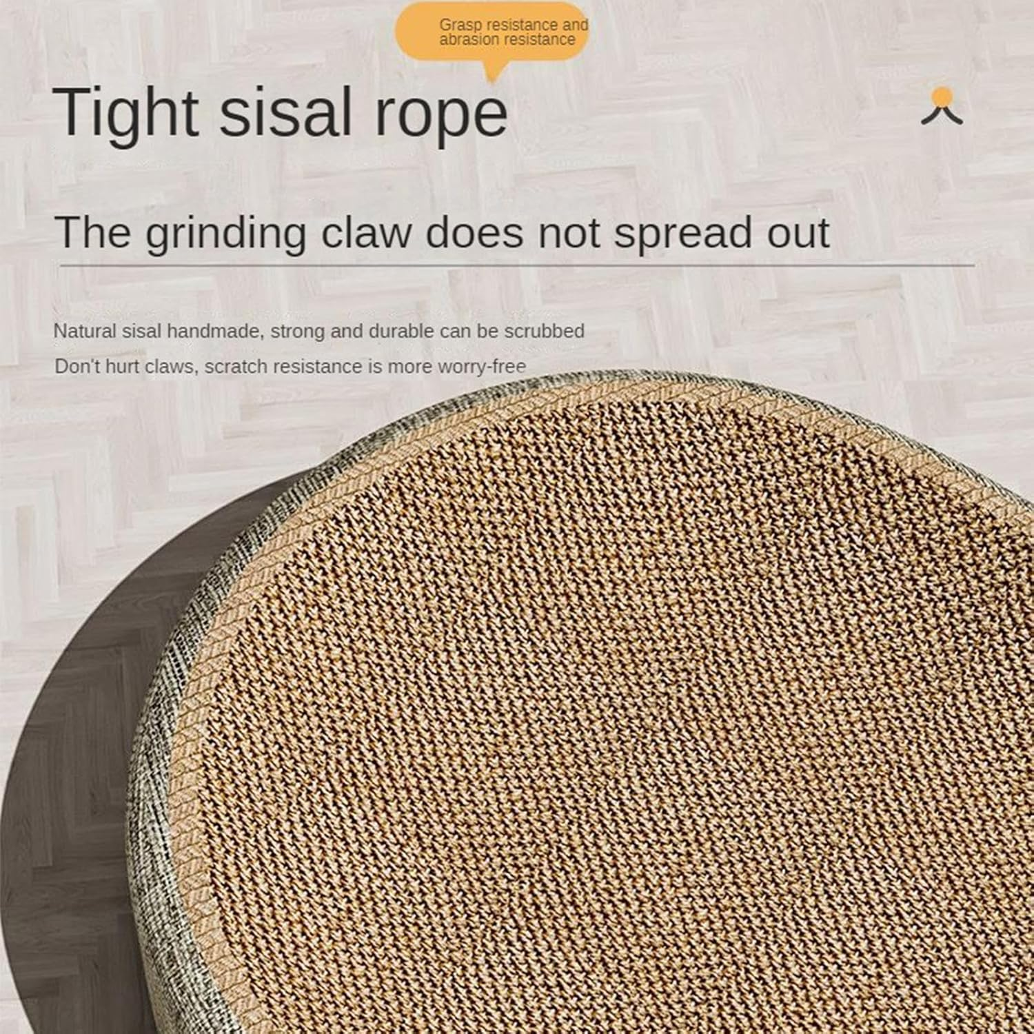 Cat Scratching Board, 2 in 1 Cat Scratcher Bed, Oval Pussy Scratcher Bowl for Furniture Protection, Scratching Mat for Grinding Claw and Sleeping, 41X31X10 CM image number 1