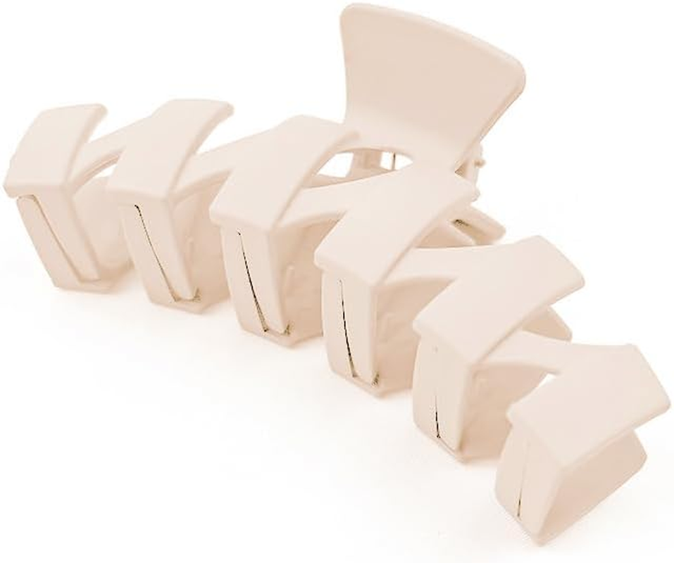 Hair Claw Clips Fashion 11CM Ladies N-Shaped Solid Color Frosted Large Hairpin Hairpin Headdress Shark Clip Hair Accessories image number 1