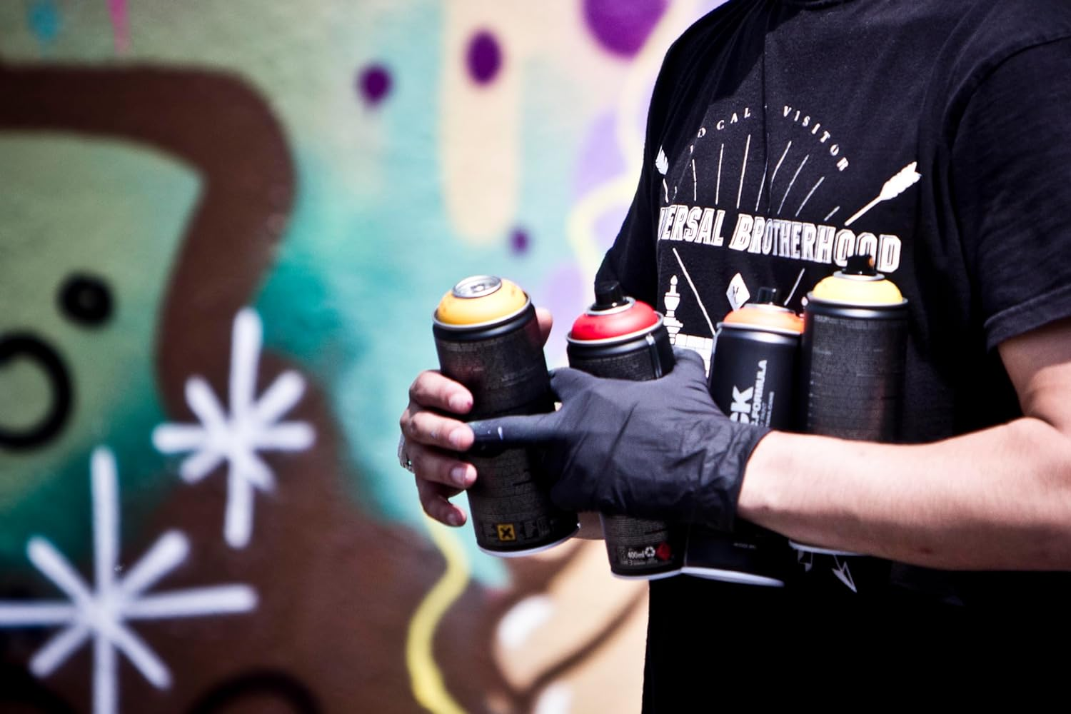 Montana Can Black Spray Paint, Revolt Green, 400 Ml image number 1