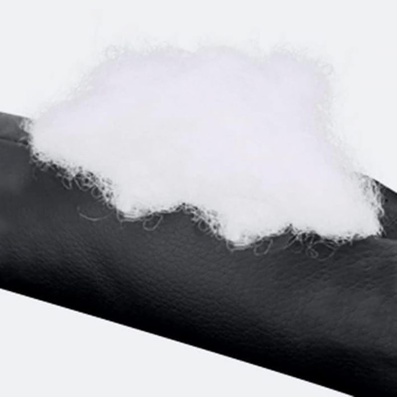 Black Car Seat Gap Filler, Premium PU Leather Leakproof Gap Stopper Anti-Drop Space Slot Filling Stripes Pad Plug Universal Fit for Vehicle Auto Car Seat（2 PCS ） image number 5