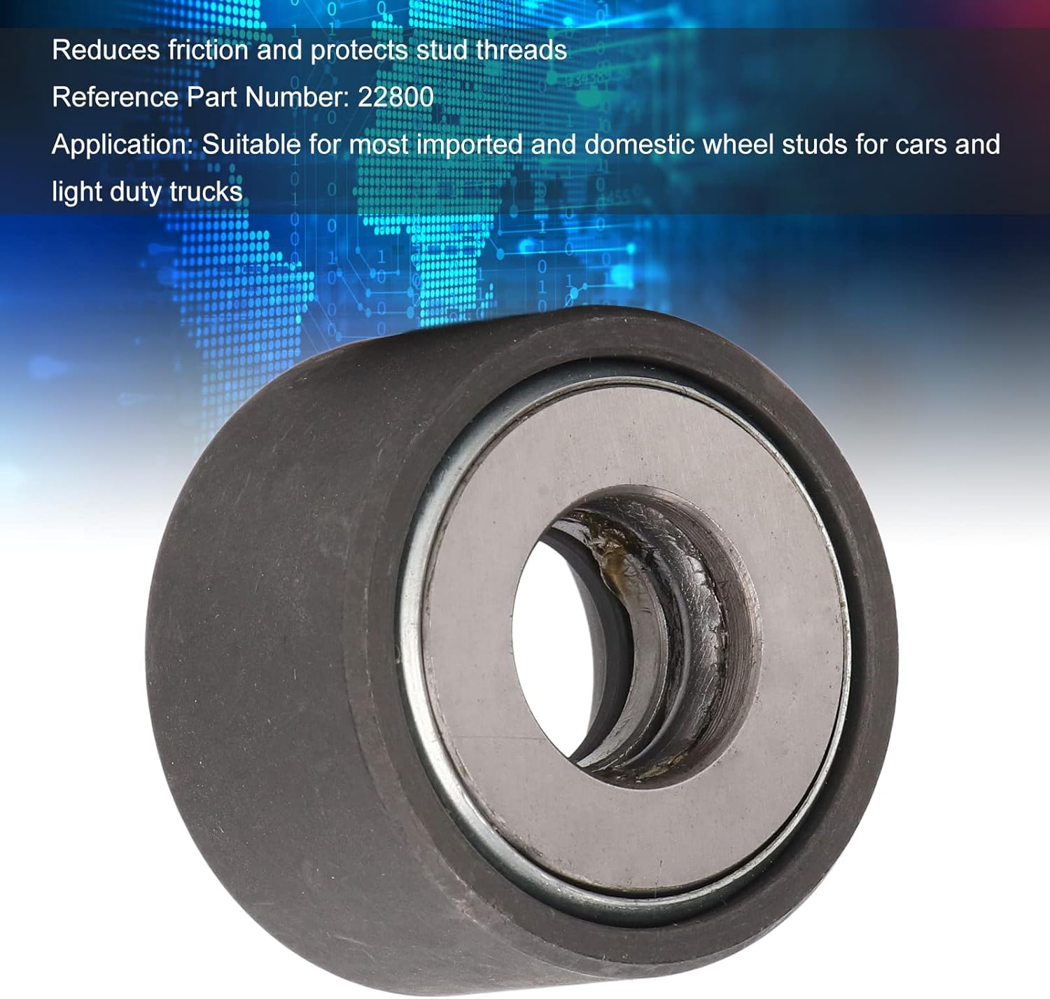 Wheel Stud Installer, Wheel Bolt Installer, Lisle 22800 Wheel Bolt Installer, Hand Tools Wheel Bolt Installer 22800 Round, Strong Tyre Bolt Tool, Cars, Light Commercial Vehicles image number 2