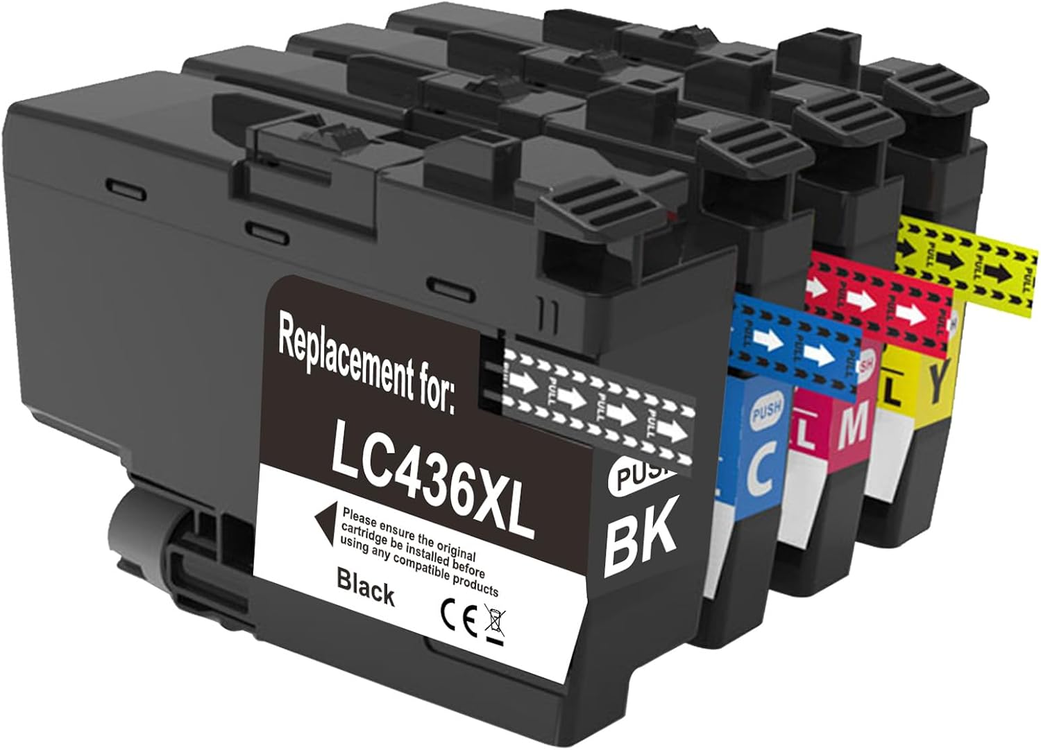 OGOUGUAN Compatible Ink Cartridge Replacement for Brother LC436XL LC436 XL LC436BK Use with Brother MFC-J4340DW MFC-J4440DW MFC-J4540DW MFC-J5855DW MFC-J5955DW MFC-J6555DW MFC-J6955DW MFC-J6957DW