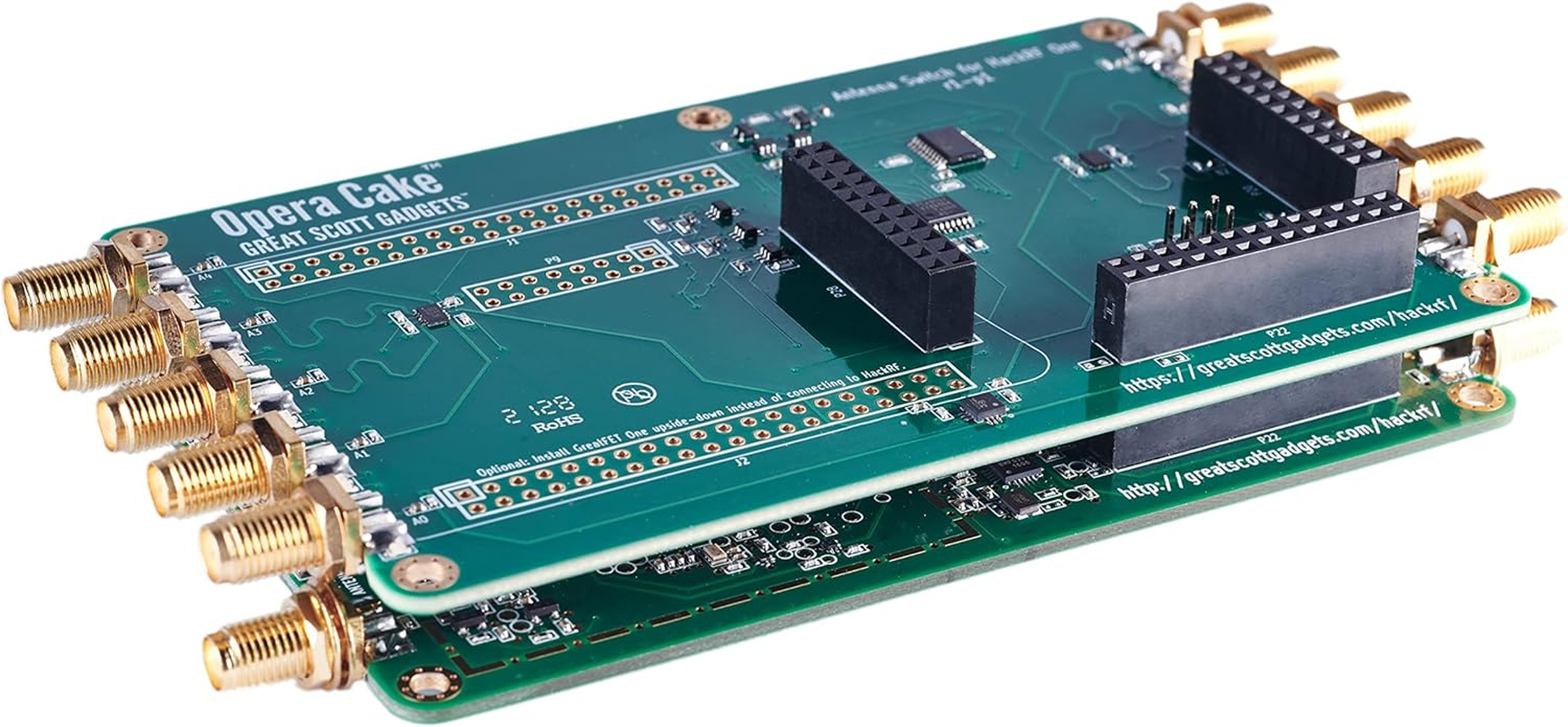 Great Scott Gadgets&rsquo; Opera Cake &ndash; Antenna Switching Add-On Board for Hackrf One and Other Software Defined Radios image number 1