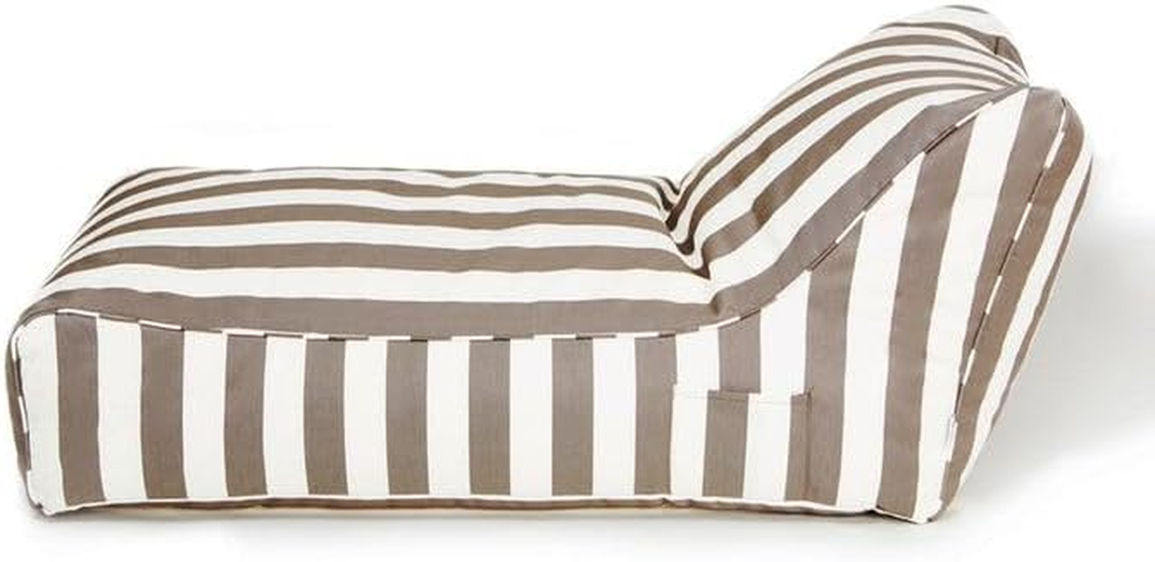 Billy Fresh Hang Out Outdoor Beanbag, 120 Cm Length X 110 Cm Width X 70 Cm Height, Blue/White Stripe