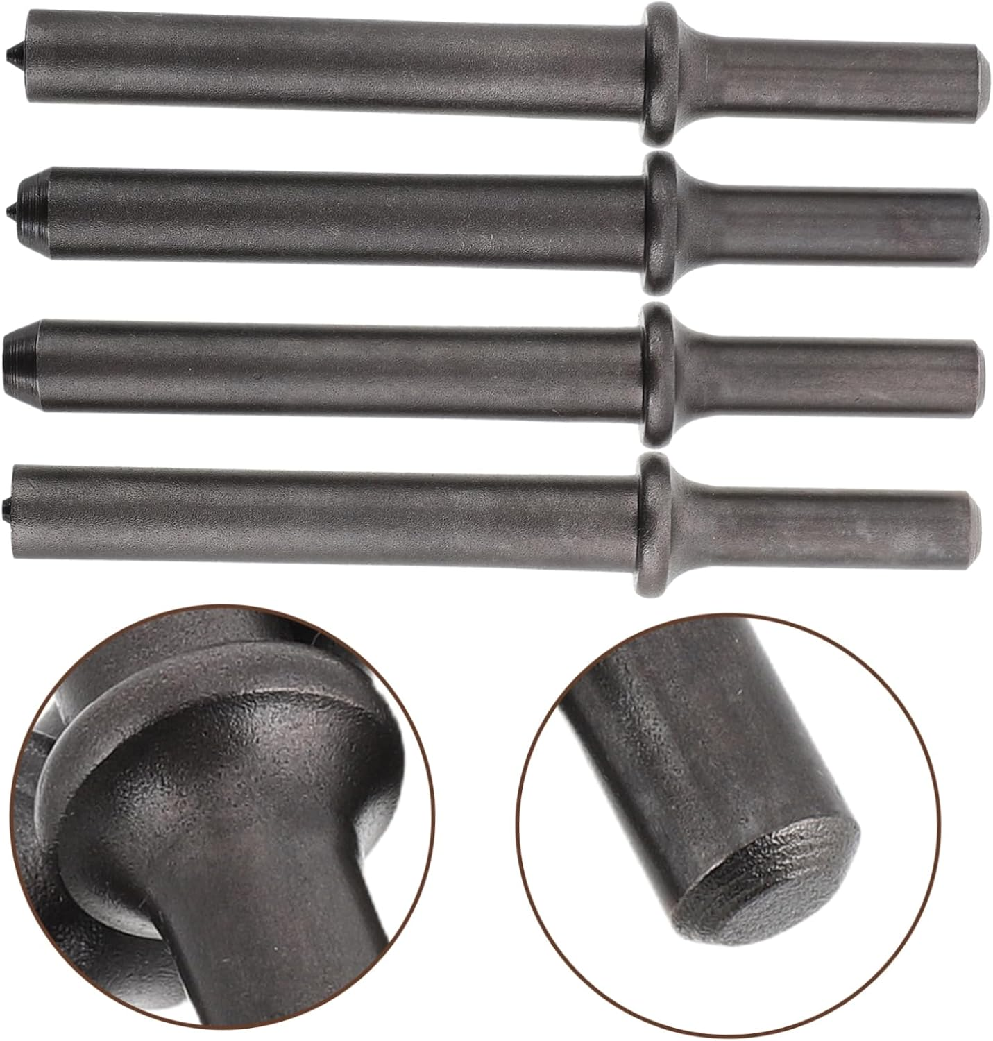 TIDTALEO 4Pcs Air Hammer Chisel Rivet Pneumatic Hammer Drill Bits Tool for Automotive Repair Smooth Surface Finish image number 2