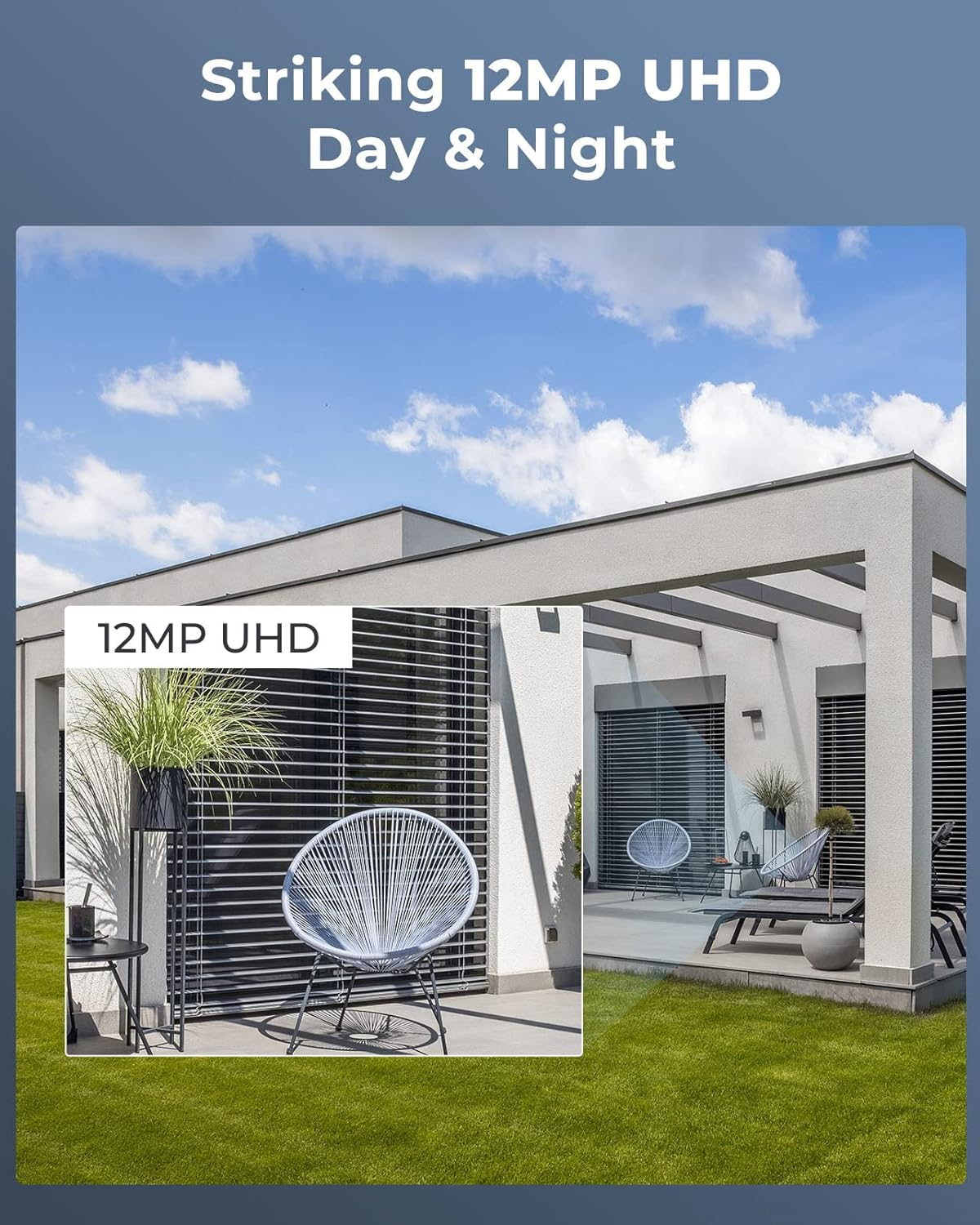 REOLINK RLK8-1200D4-A 12MP Poe Security Camera System, 4Pcs H.265 Surveillance IP Cameras Wired in 12 Megapixel UHD, Person Vehicle Pet Detection, Spotlight Color Night Vision, 8CH NVR with 2TB HDD image number 4