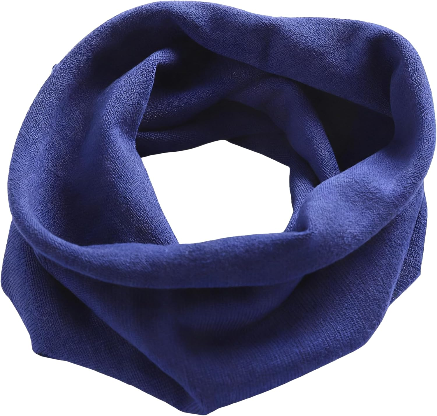 YWTAENOH 100% Cashmere Knitted Loop Scarf Warmer Cold Weather Neck Gaiter Soft Chunky Scarf for Men and Women - Beige image number 7