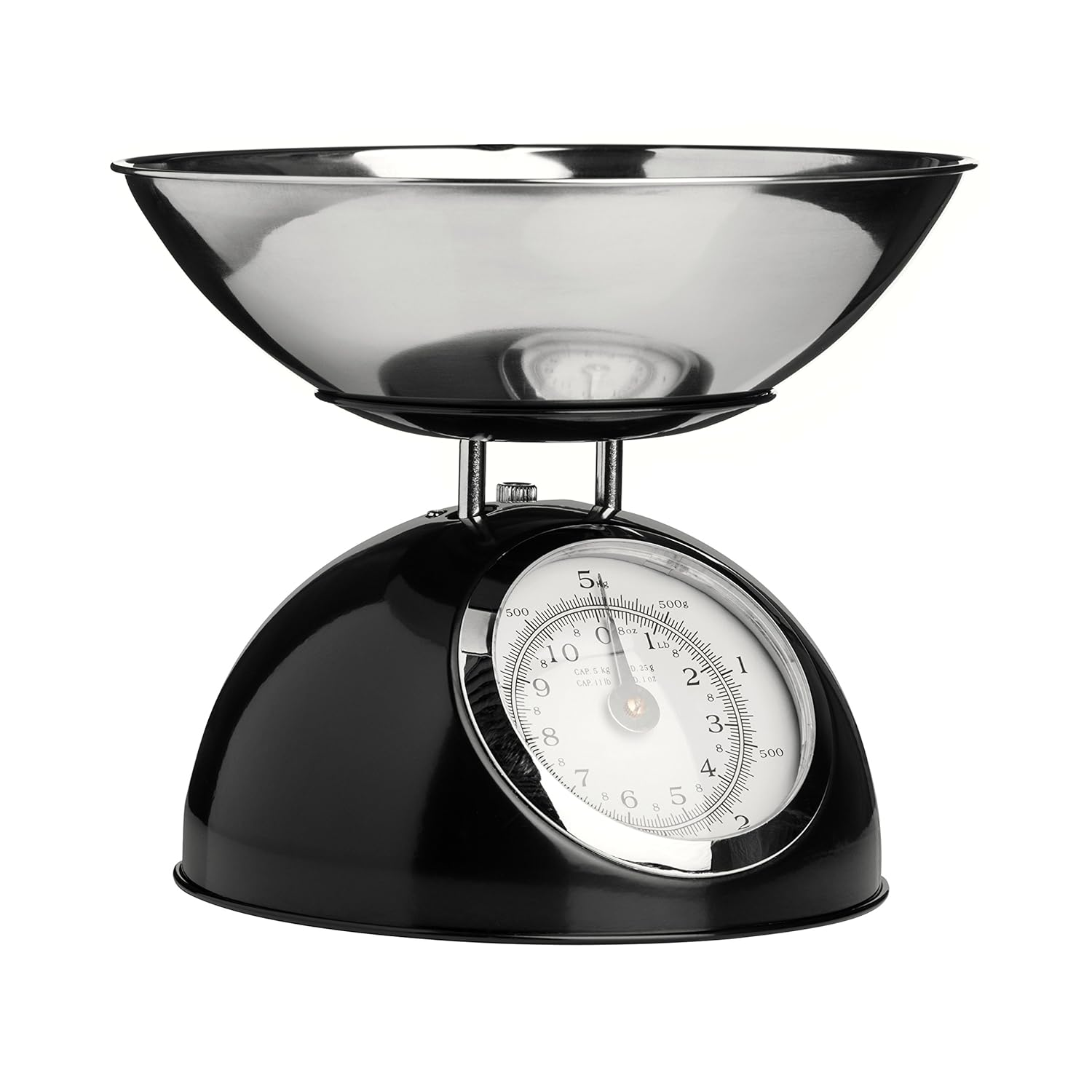 Premier Housewares Mechanical Kitchen Scale, 5 Kg - Black