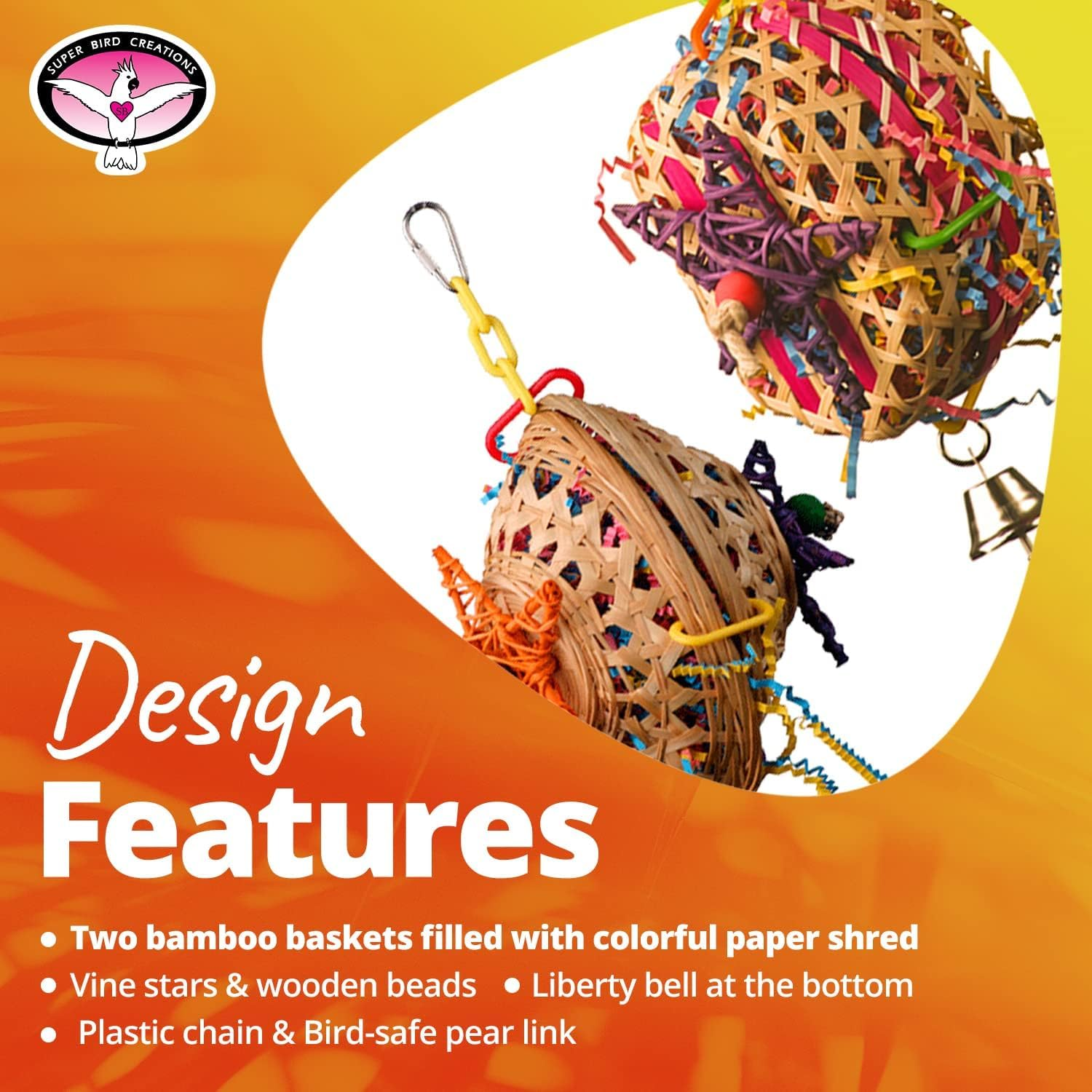 SUPERBIRD SB573 Basket Case Toy, 25X10Cm image number 1