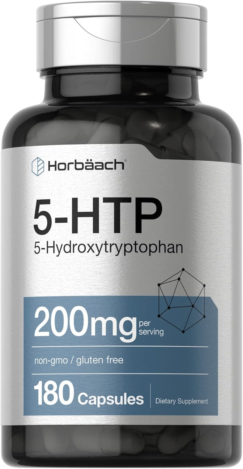 5HTP 200Mg Capsules | 180 Capsules | Griffonia Simplicifolia | 5HTP Extra Strength Supplement | Non-Gmo, Gluten Free | 5 Hydroxytryptophan | by Horbaach image number 3