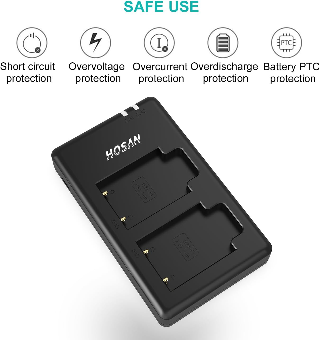 NP-45 NP-45S Battery (2 Pack) and Dual USB Charger Kit for Fujifilm NP-45 45A 45B 45S Fujifilm Finepix XP20 XP22 XP30 XP50 XP60 XP70 XP80 XP90 XP130 XP140 T350 T360 T400 T500 T510 T550 image number 2