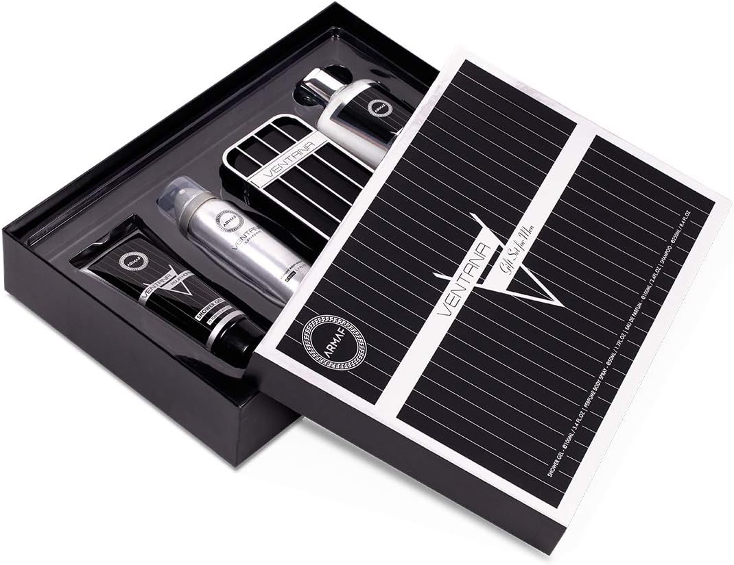 Armaf Ventana 4-Pieces Gift Set for Men, 3 Millilitre